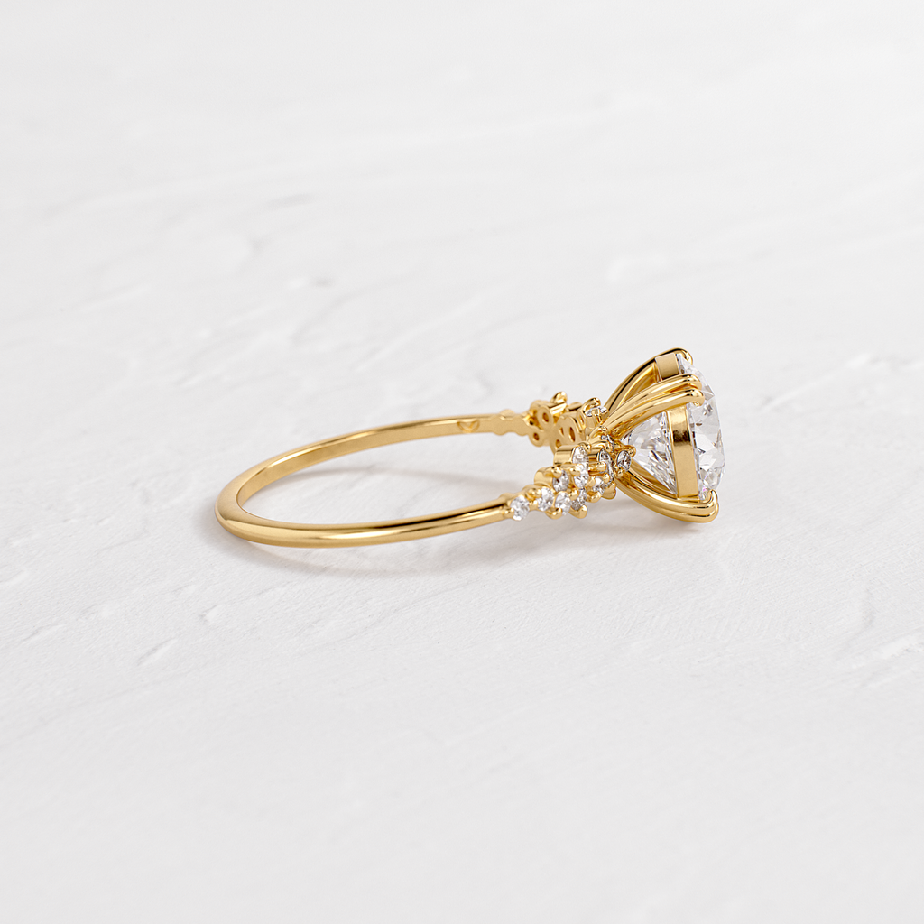 Solitaire-Oval Lab Grown Diamond Engagement Ring