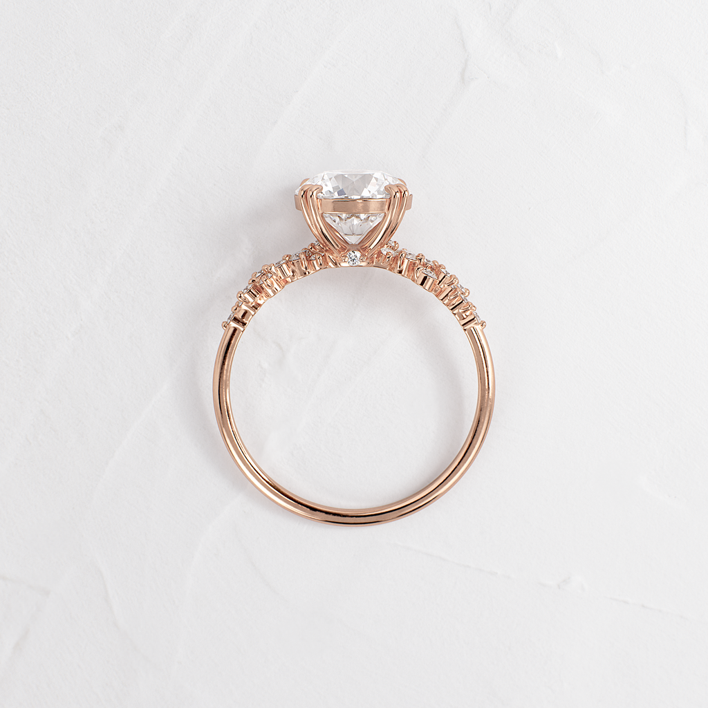 Solitaire-Oval Lab Grown Diamond Engagement Ring