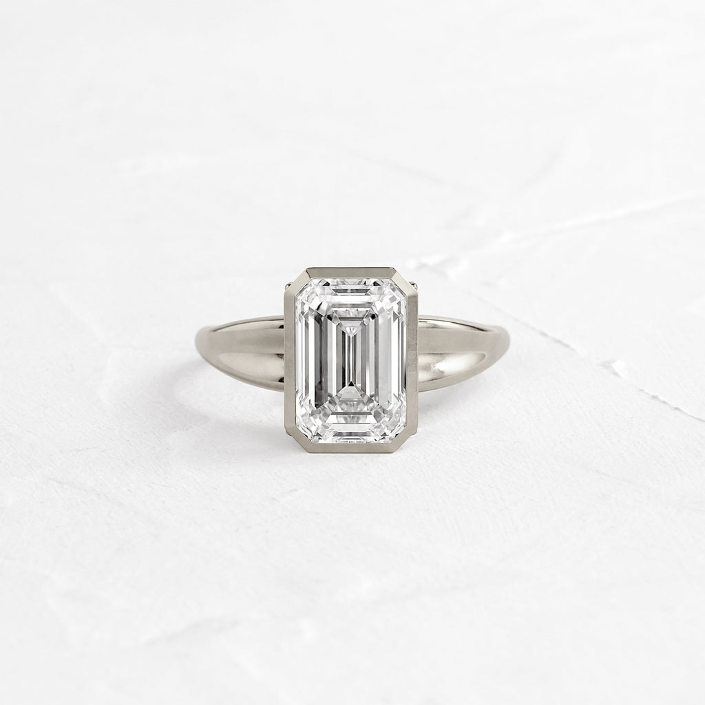 Solitaire-Oval Lab Grown Diamond Engagement Ring