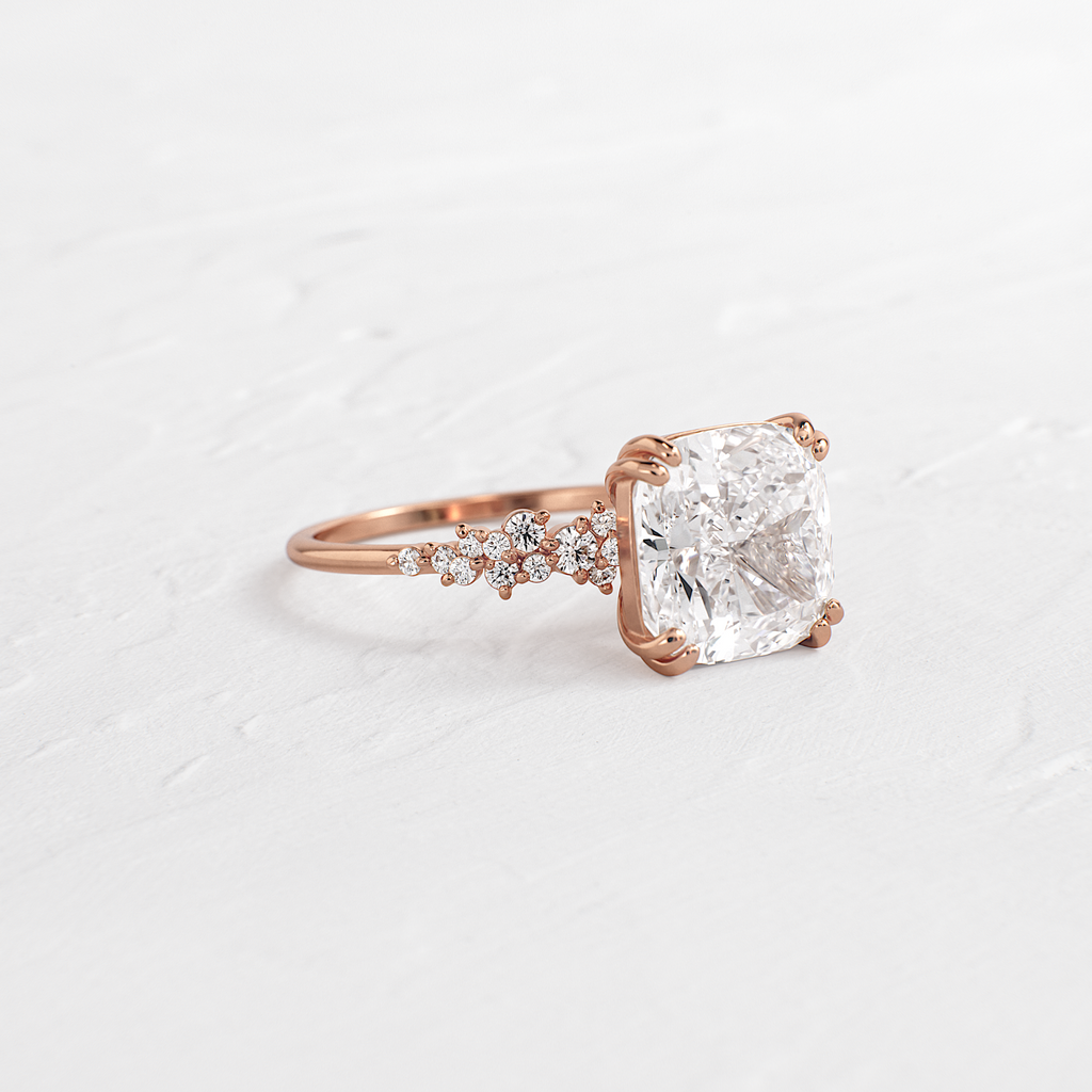 Solitaire-Oval Lab Grown Diamond Engagement Ring