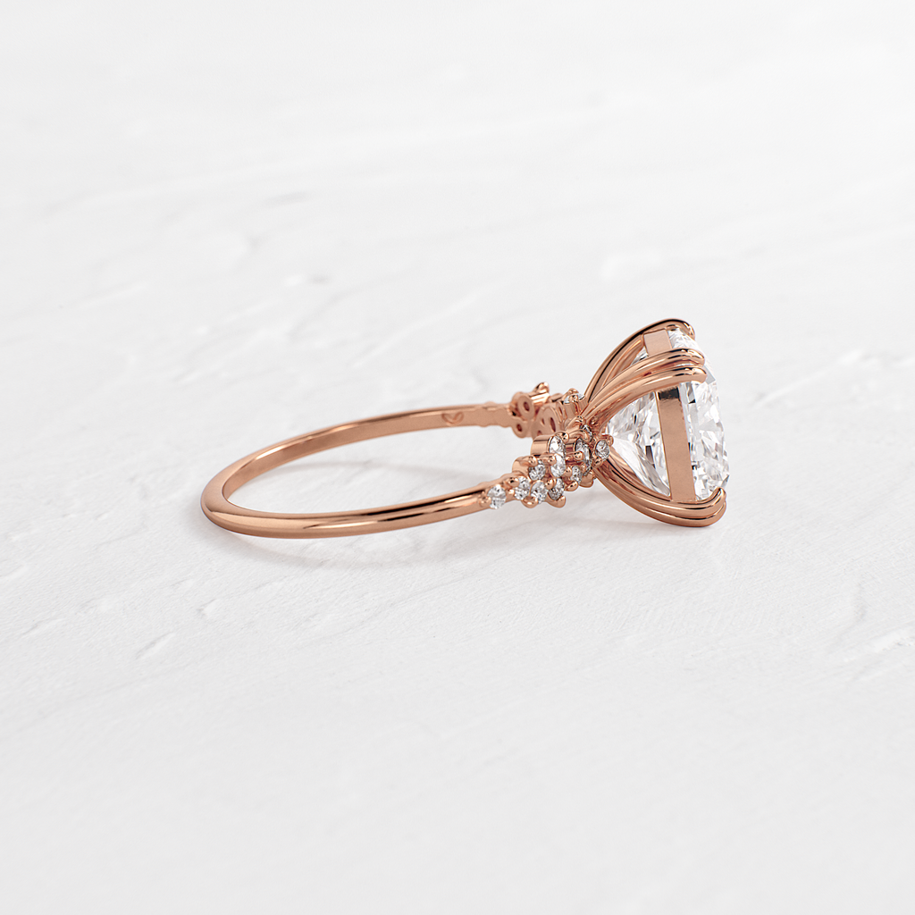 Solitaire-Oval Lab Grown Diamond Engagement Ring
