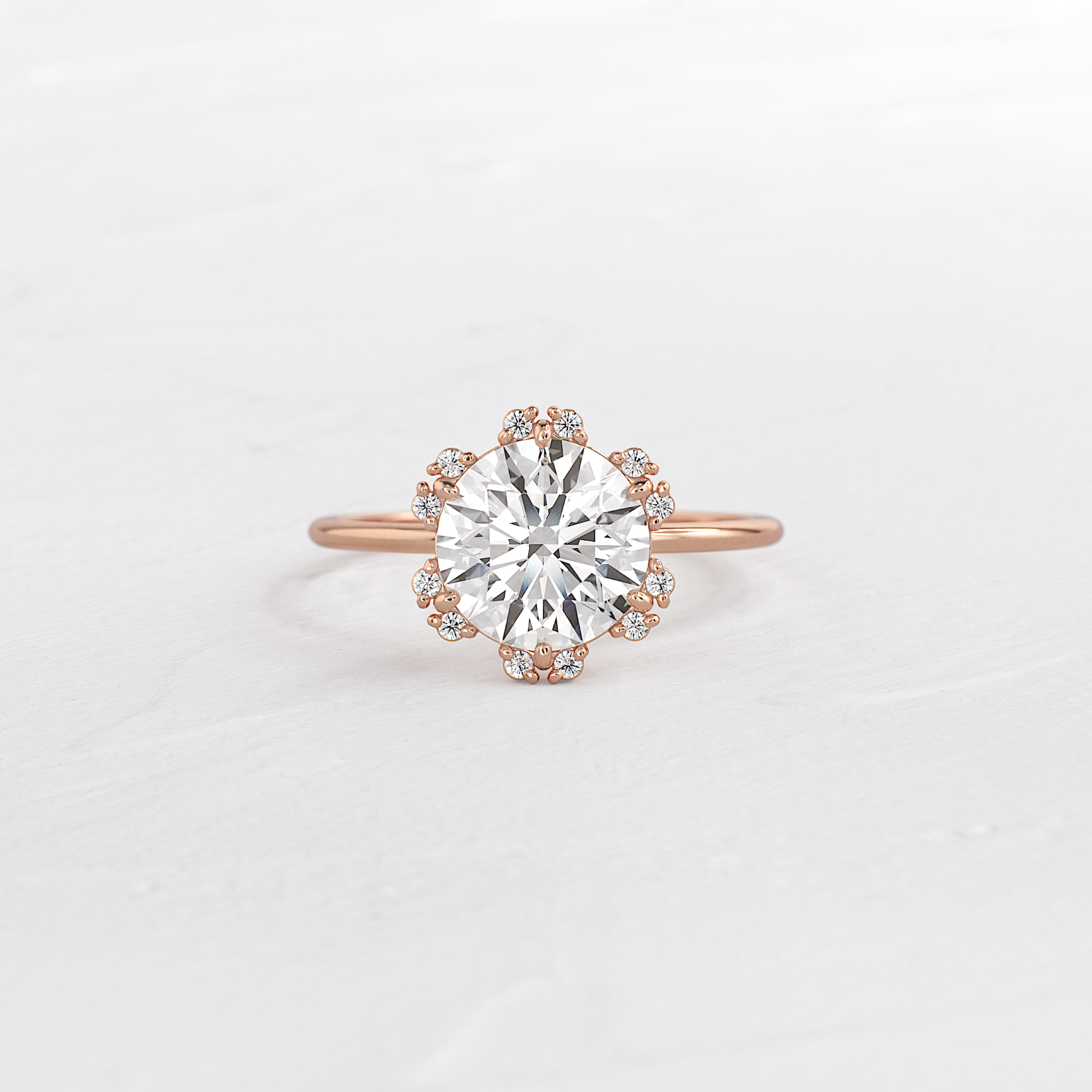 Solitaire-Oval Lab Grown Diamond Engagement Ring