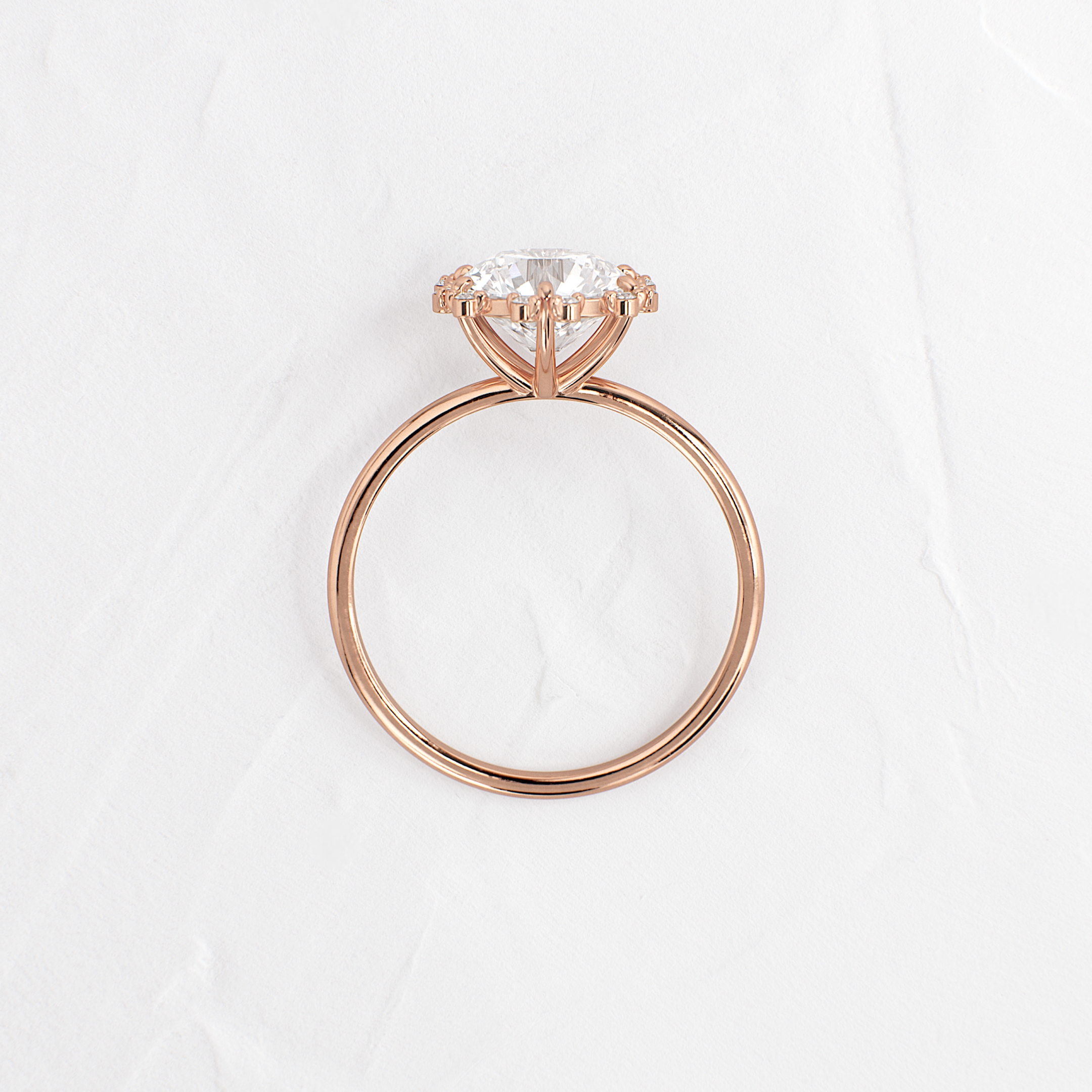 Solitaire-Oval Lab Grown Diamond Engagement Ring