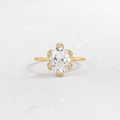 Solitaire-Oval Lab Grown Diamond Engagement Ring
