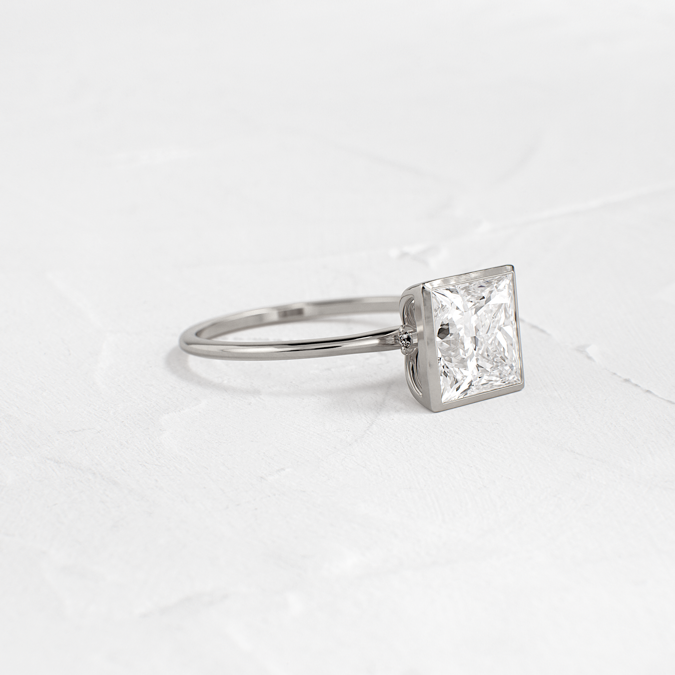 Solitaire-Oval Lab Grown Diamond Engagement Ring