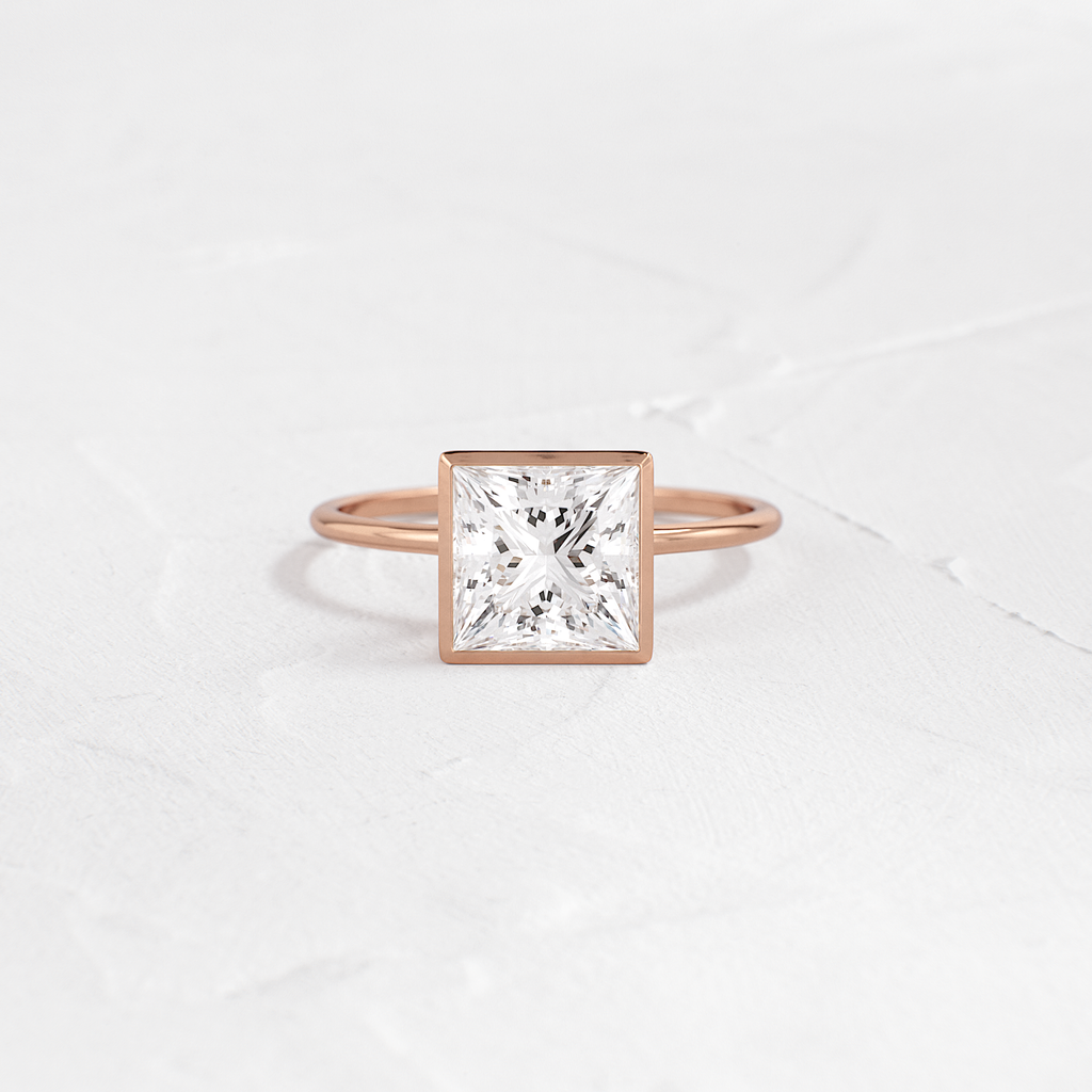 Solitaire-Oval Lab Grown Diamond Engagement Ring