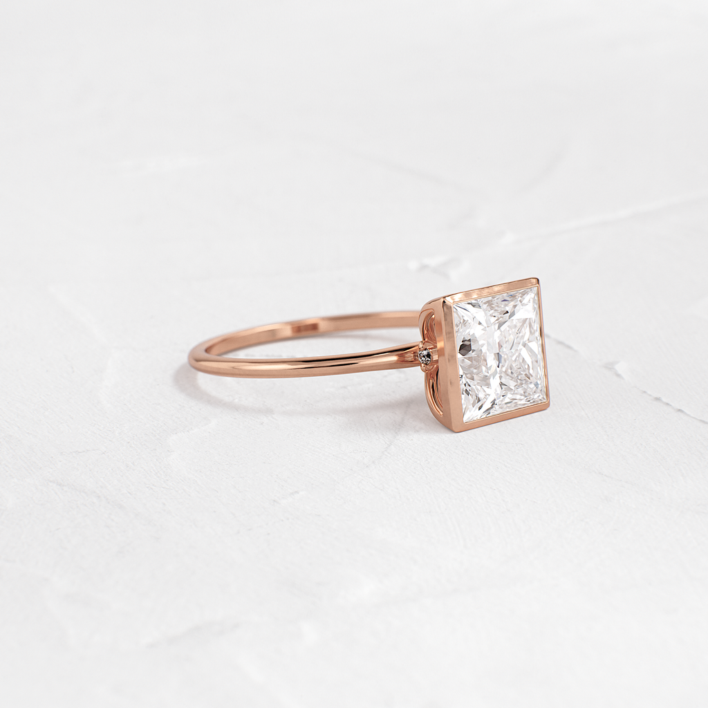 Solitaire-Oval Lab Grown Diamond Engagement Ring