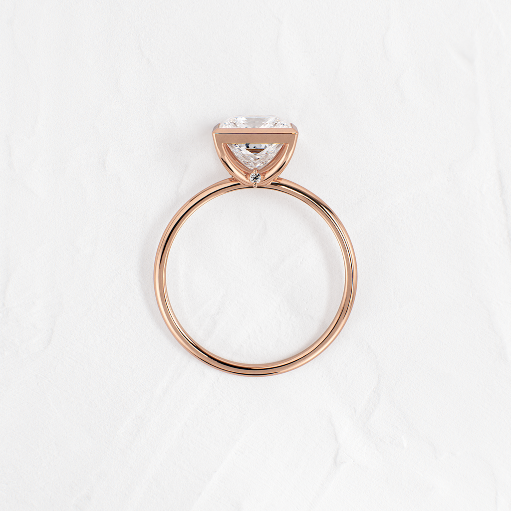 Solitaire-Oval Lab Grown Diamond Engagement Ring