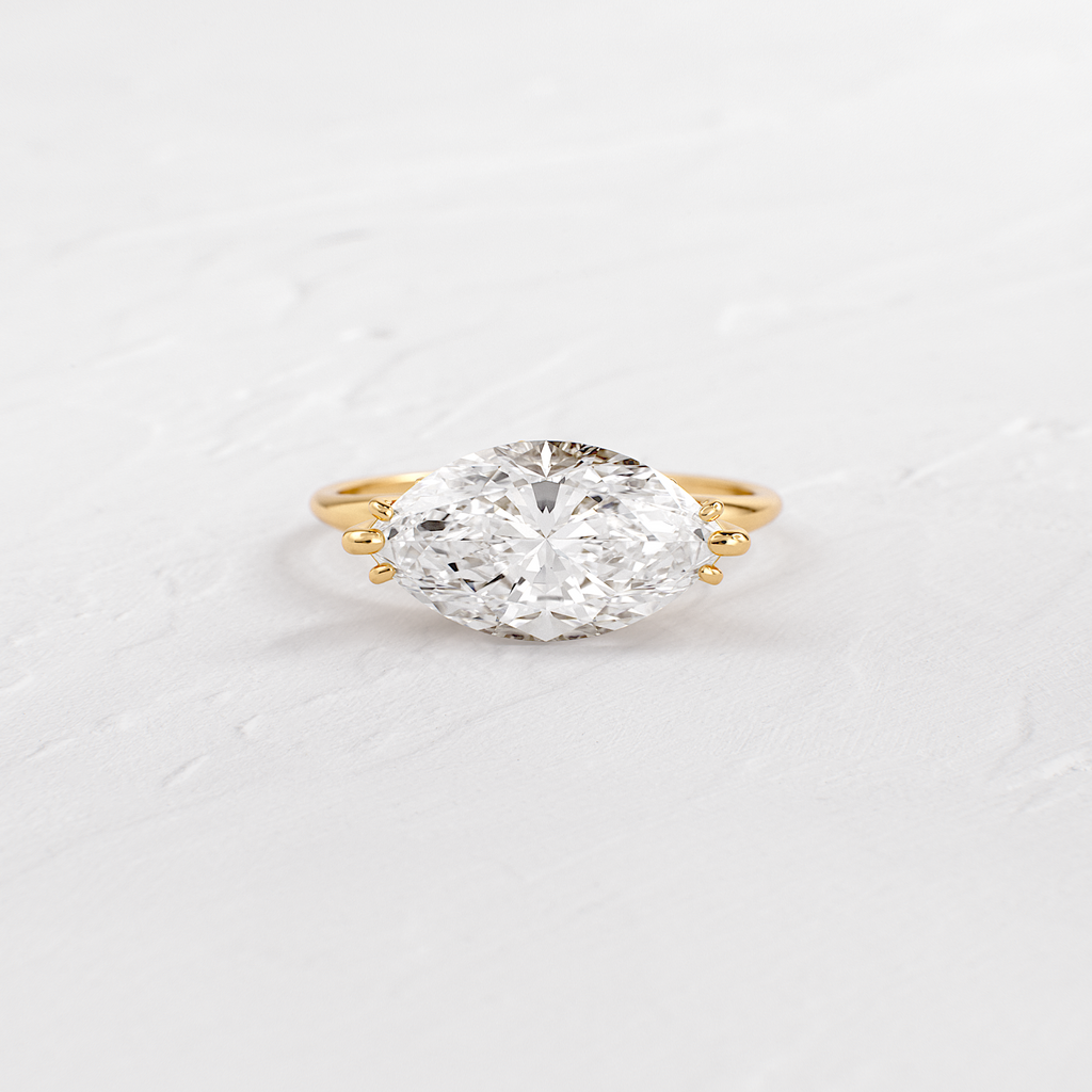 Solitaire-Oval Lab Grown Diamond Engagement Ring