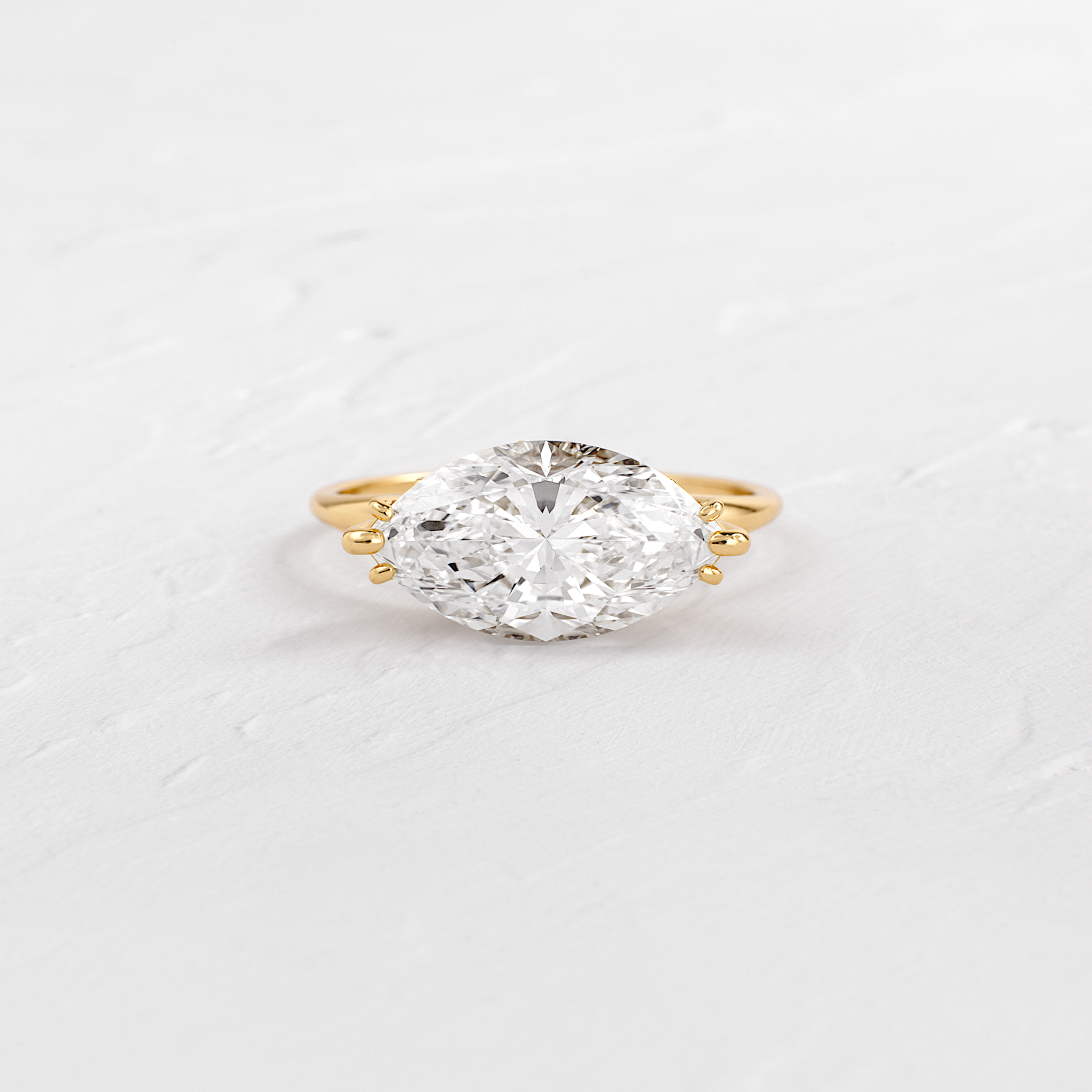 Solitaire-Oval Lab Grown Diamond Engagement Ring