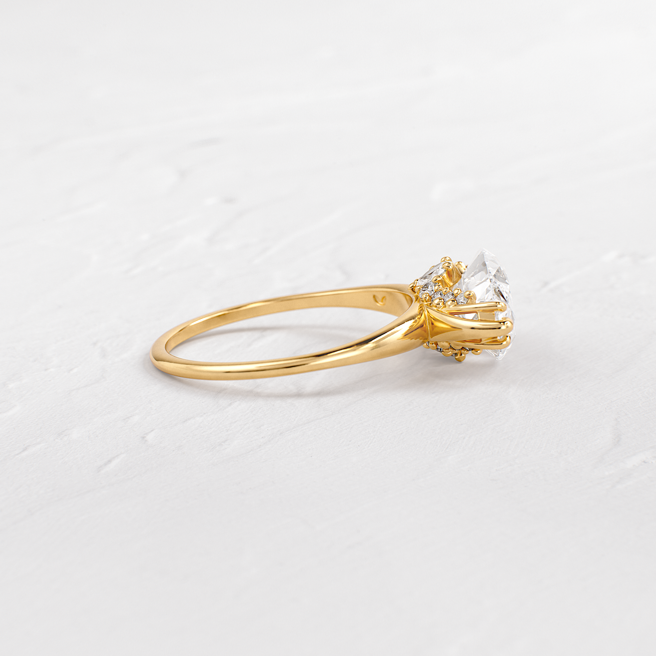 Solitaire-Oval Lab Grown Diamond Engagement Ring