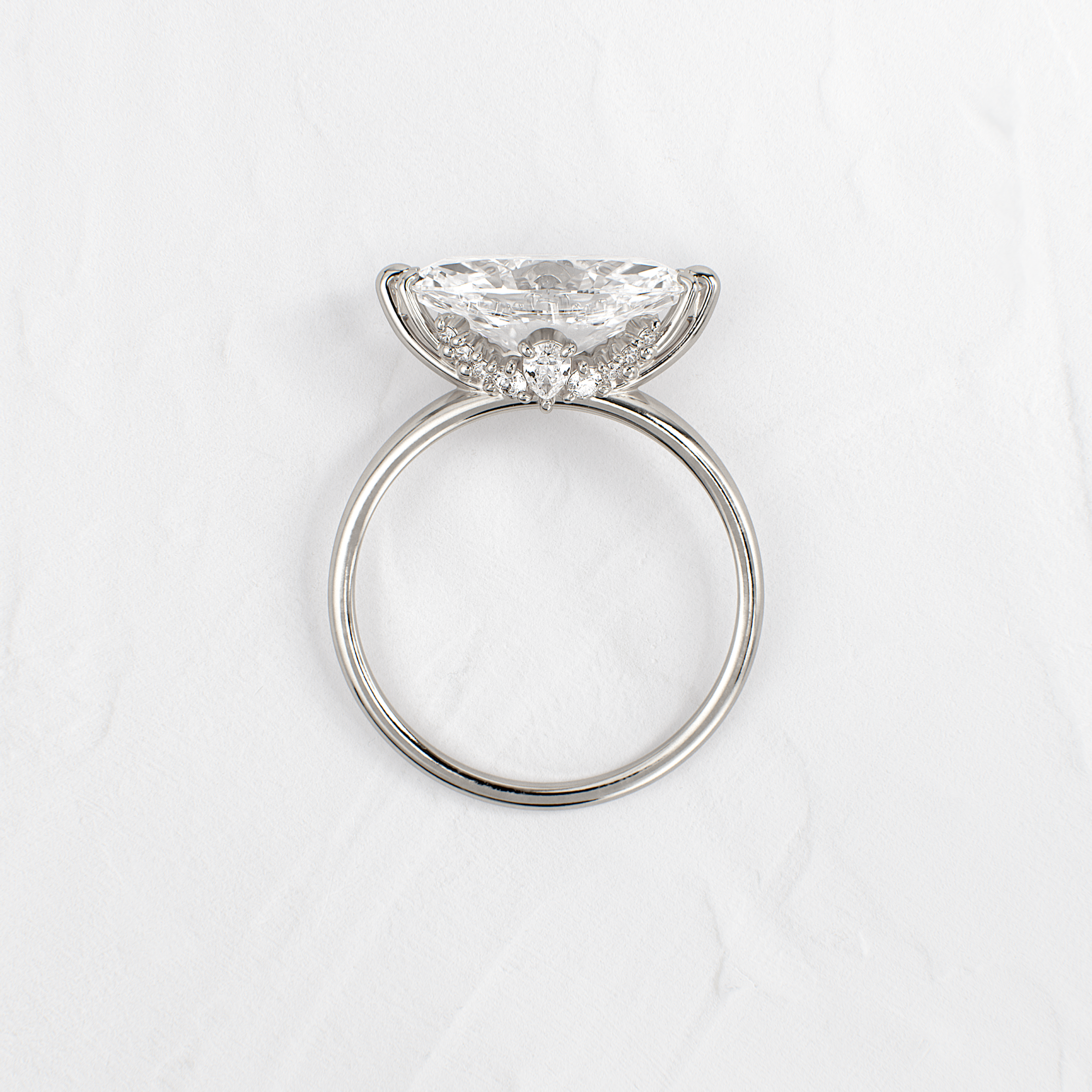 Solitaire-Oval Lab Grown Diamond Engagement Ring