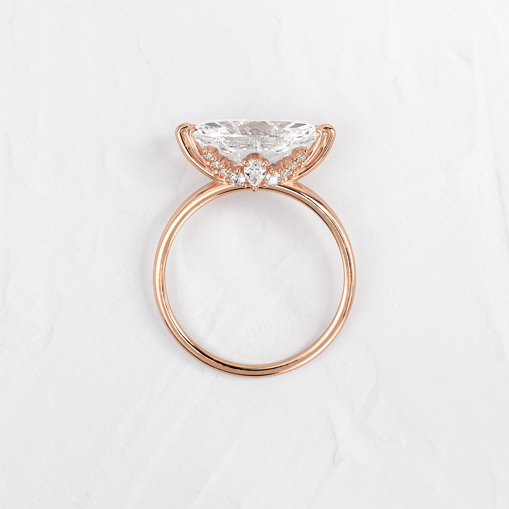 Solitaire-Oval Lab Grown Diamond Engagement Ring