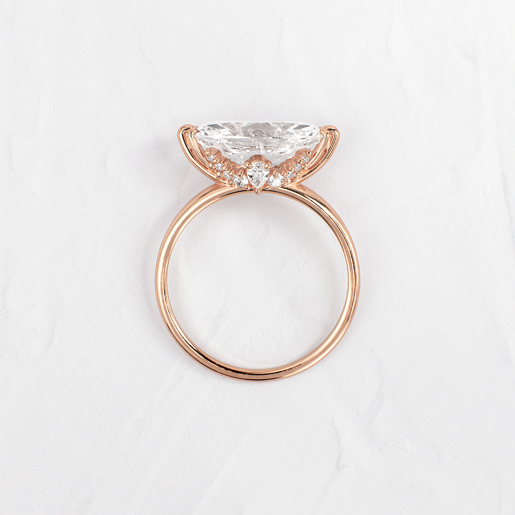 Solitaire-Oval Lab Grown Diamond Engagement Ring