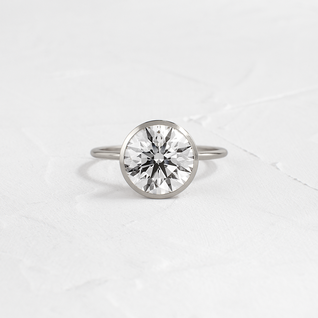 Solitaire-Oval Lab Grown Diamond Engagement Ring
