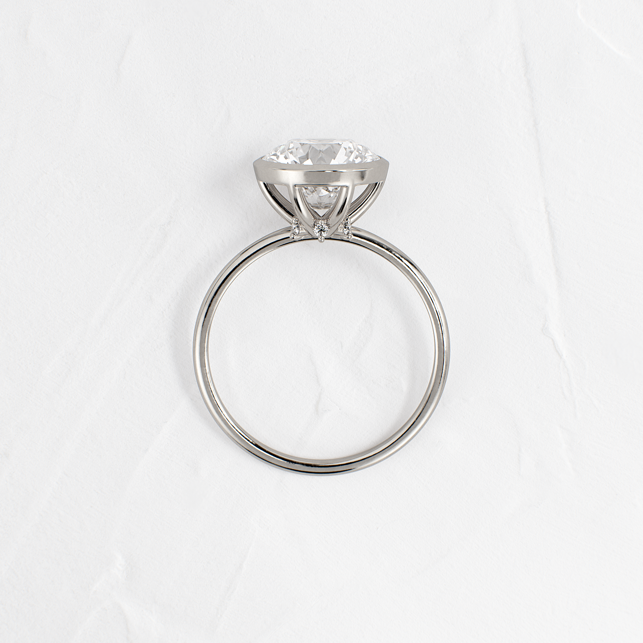 Solitaire-Oval Lab Grown Diamond Engagement Ring