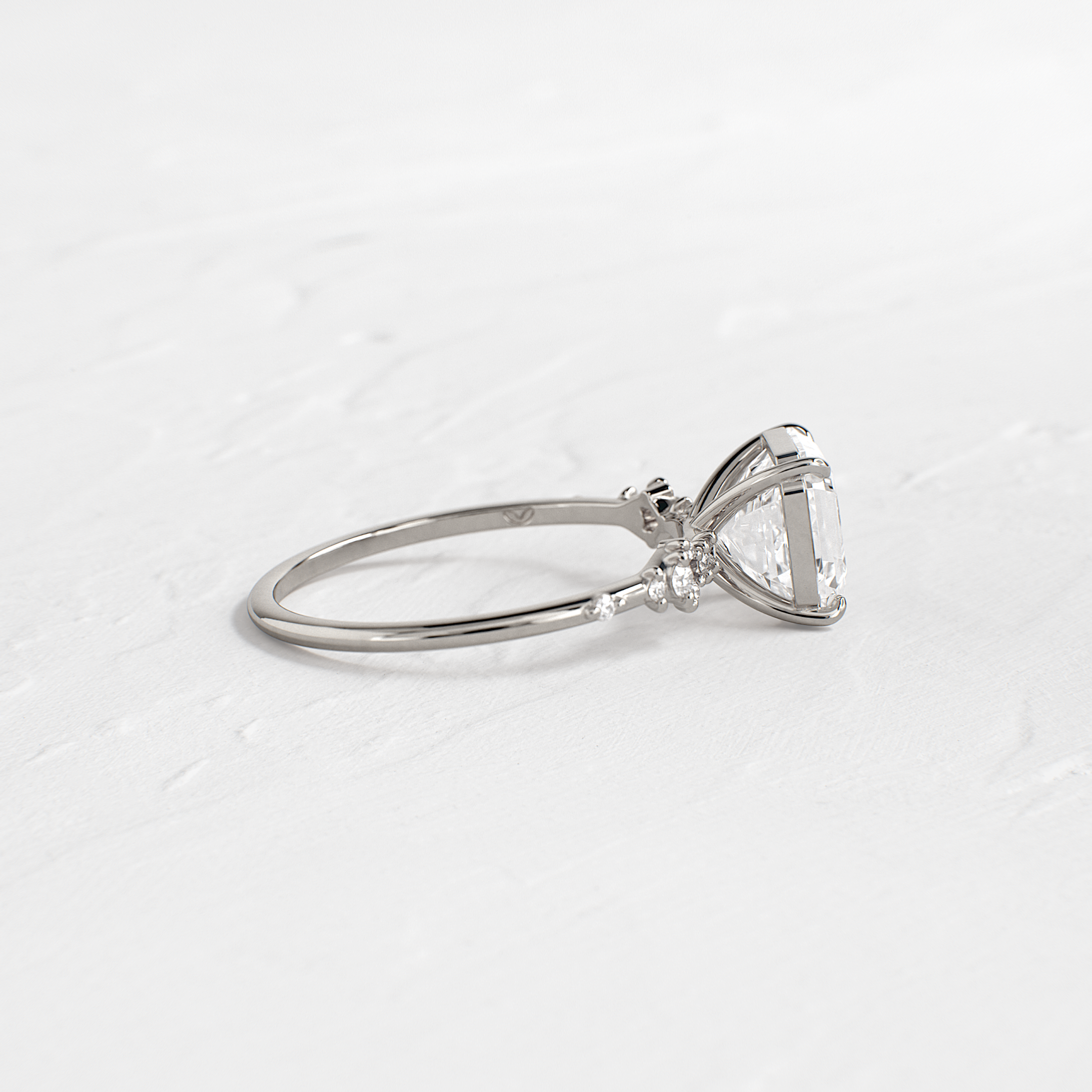 Solitaire-Oval Lab Grown Diamond Engagement Ring