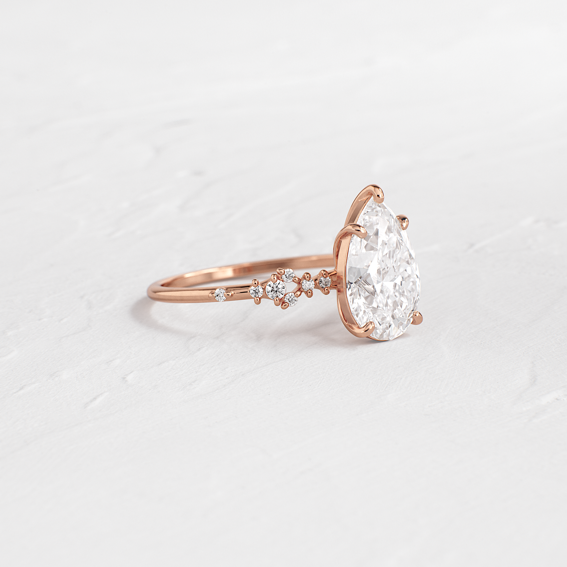 Solitaire-Oval Lab Grown Diamond Engagement Ring