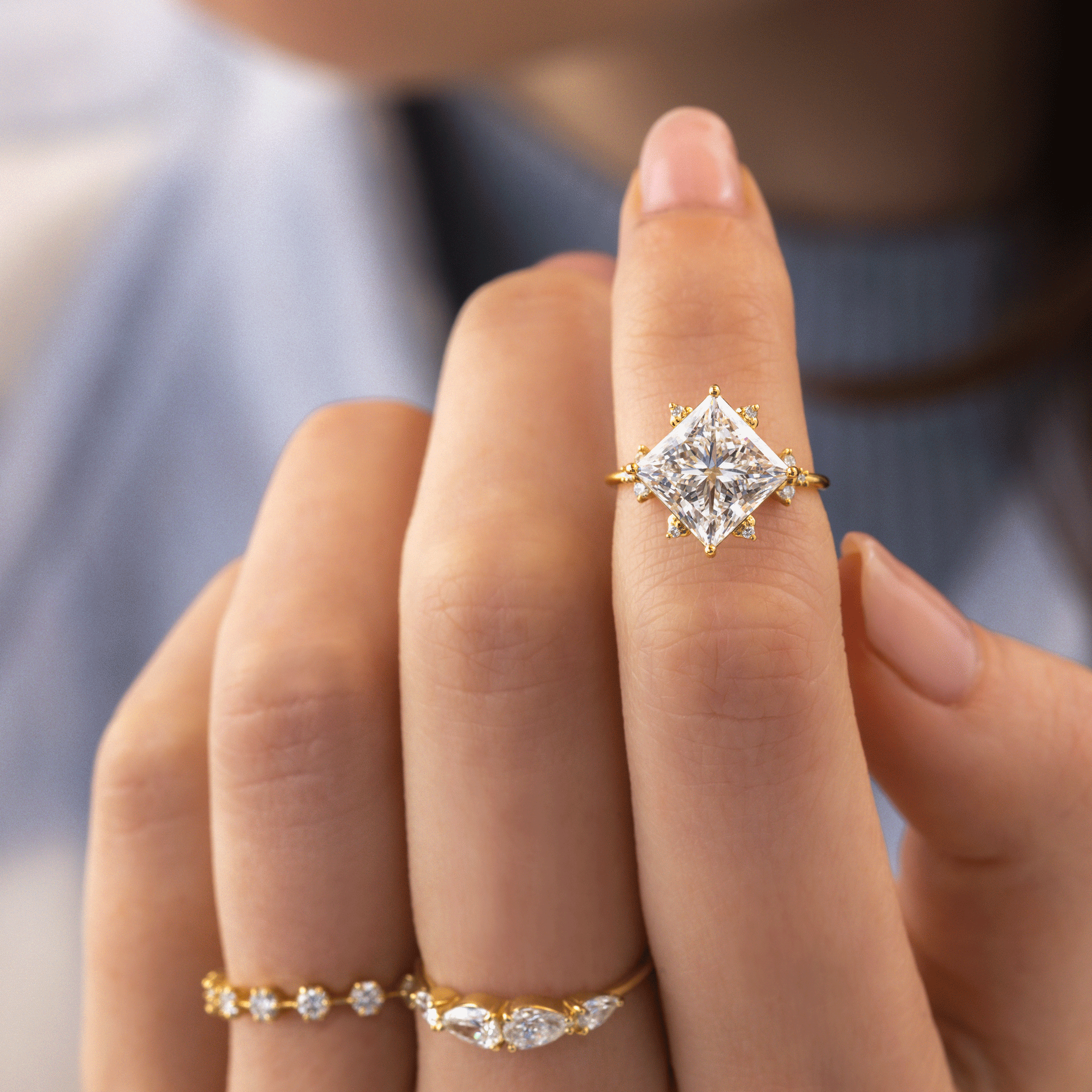 Solitaire-Oval Lab Grown Diamond Engagement Ring