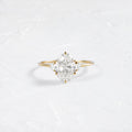 Solitaire-Oval Lab Grown Diamond Engagement Ring