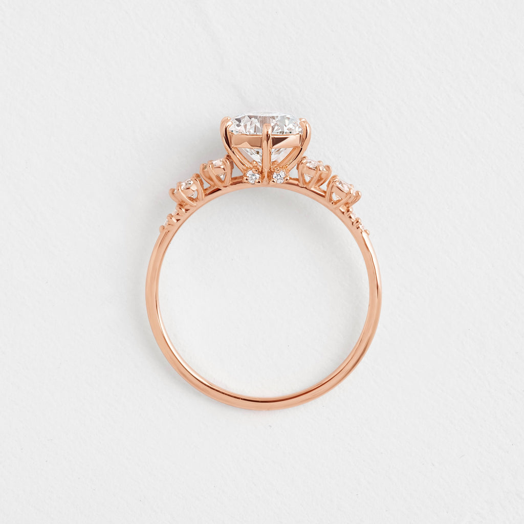 Solitaire-Oval Lab Grown Diamond Engagement Ring