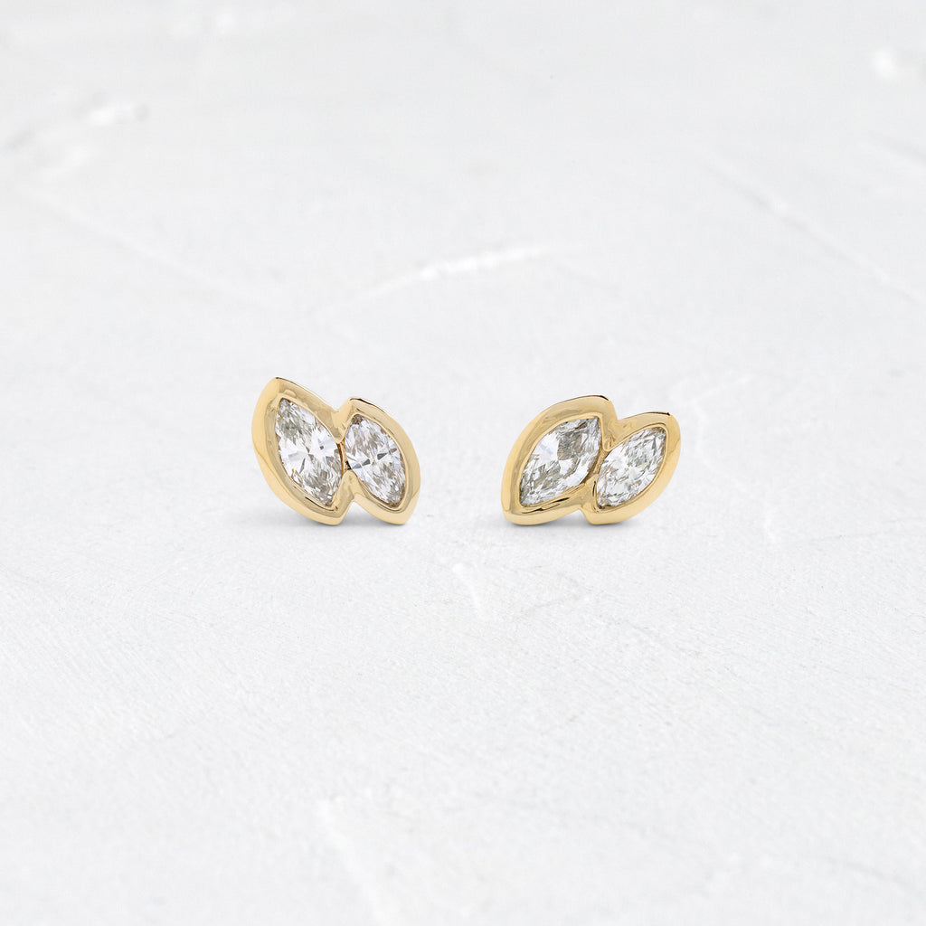 Solitaire- 1.0CT Oval Lab Grown Diamond Earrings