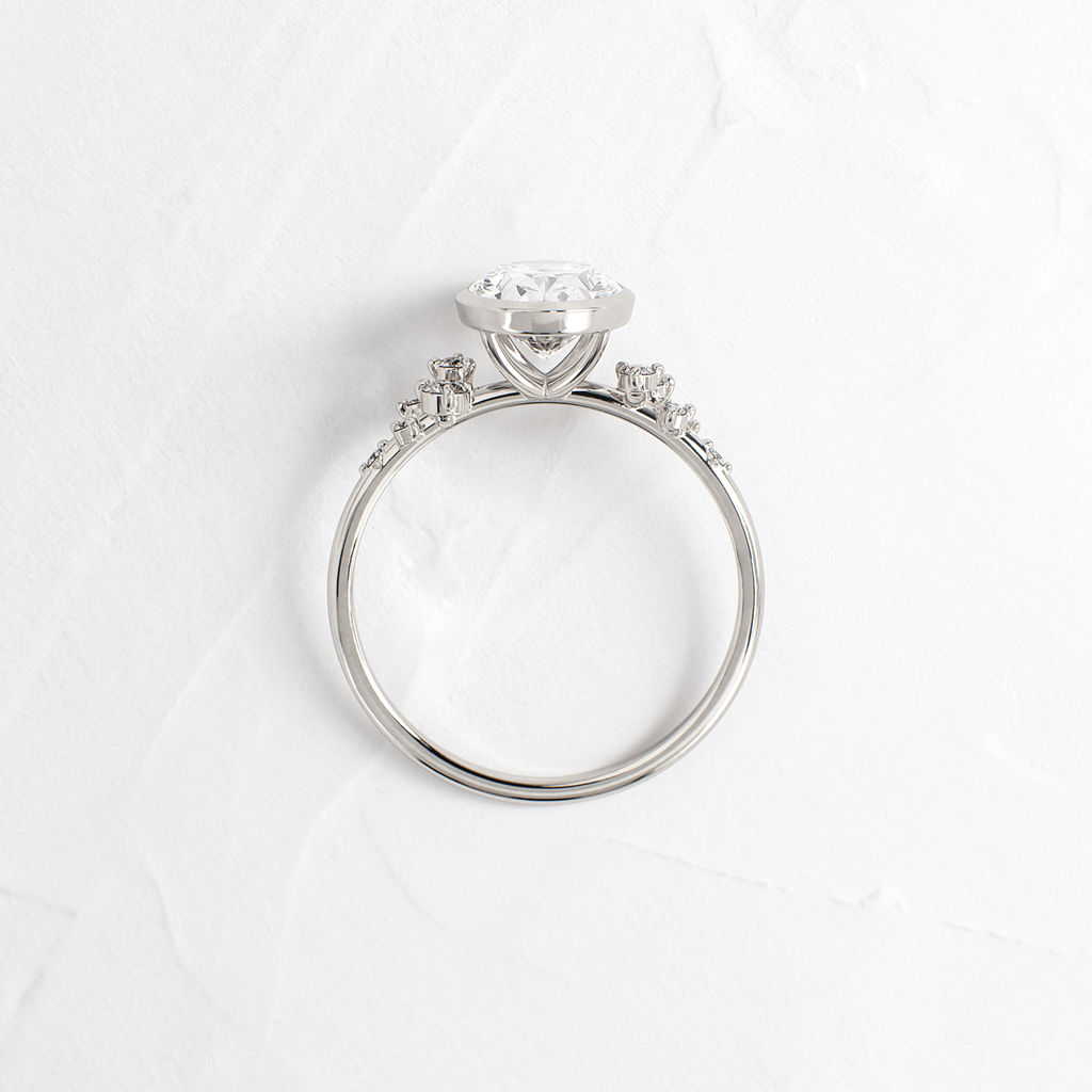 Solitaire-Oval Lab Grown Diamond Engagement Ring