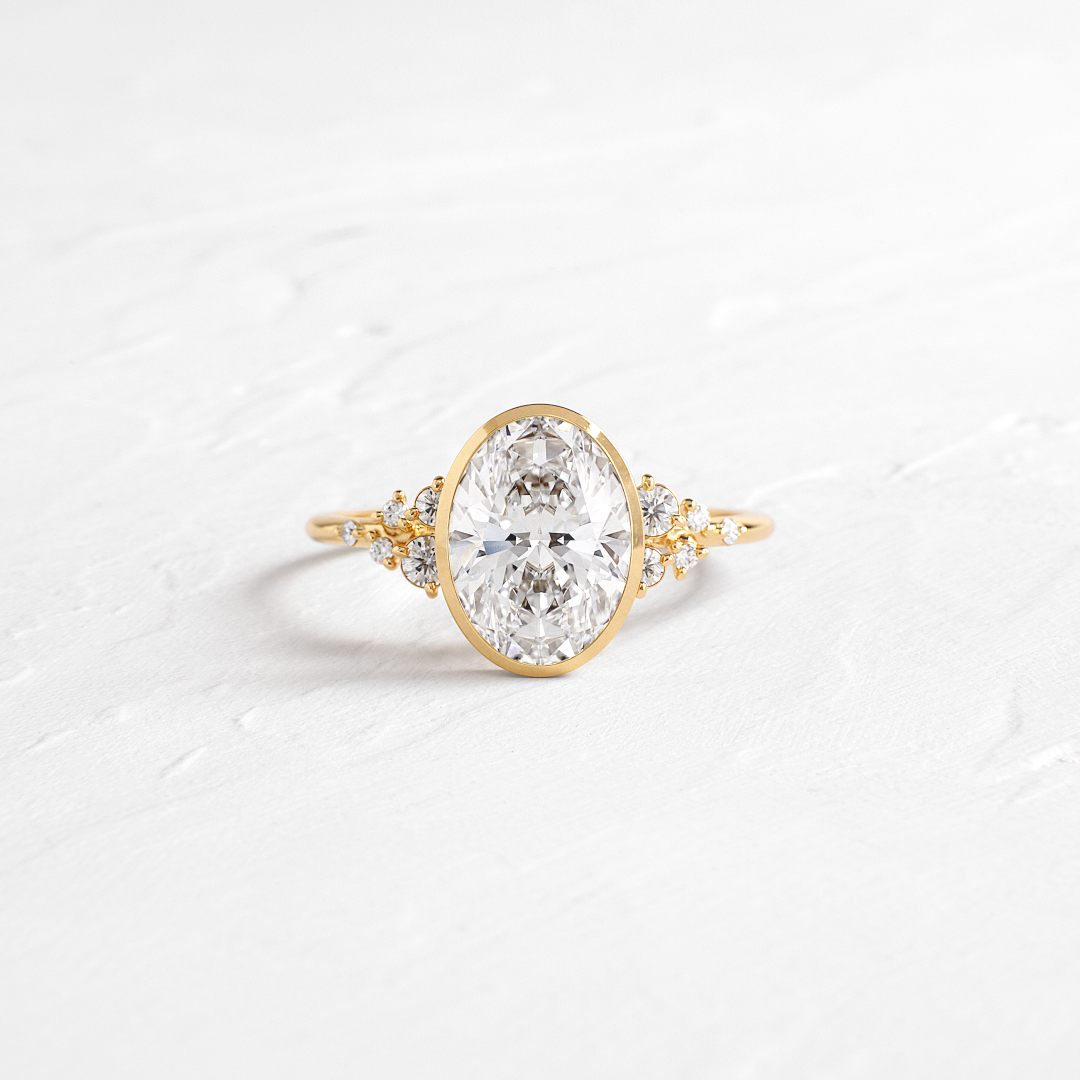 Solitaire-Oval Lab Grown Diamond Engagement Ring