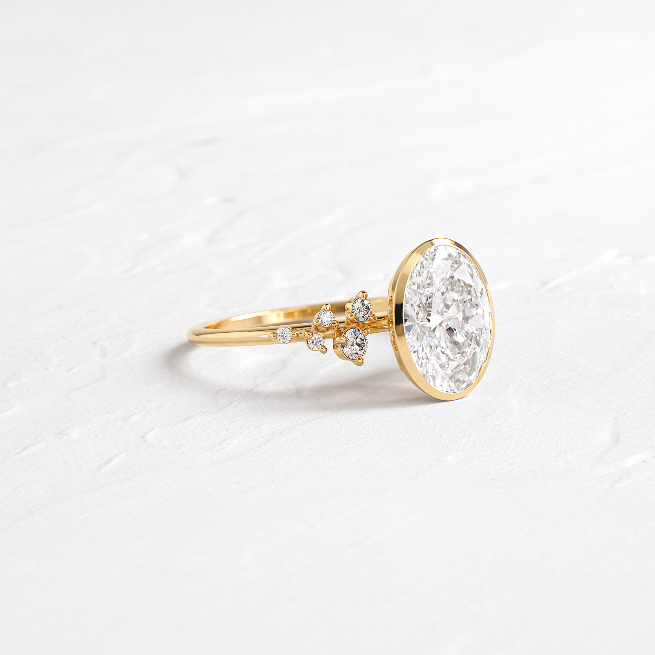 Solitaire-Oval Lab Grown Diamond Engagement Ring