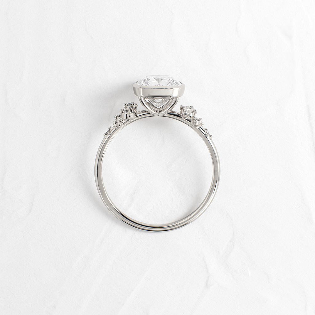Solitaire-Oval Lab Grown Diamond Engagement Ring