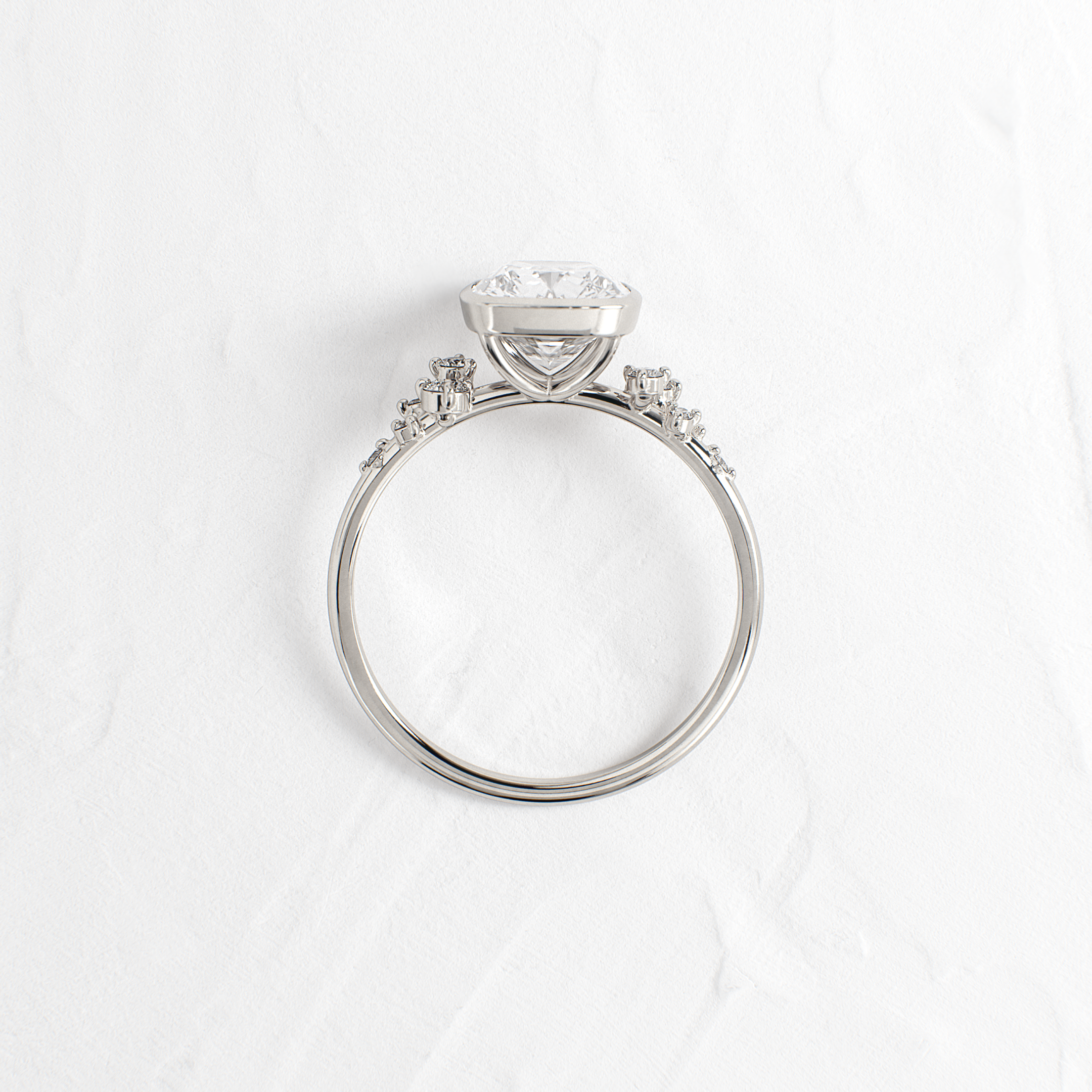 Solitaire-Oval Lab Grown Diamond Engagement Ring