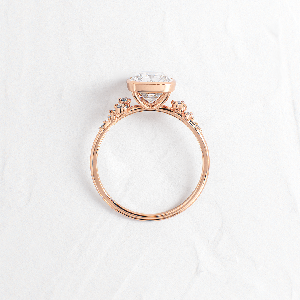 Solitaire-Oval Lab Grown Diamond Engagement Ring