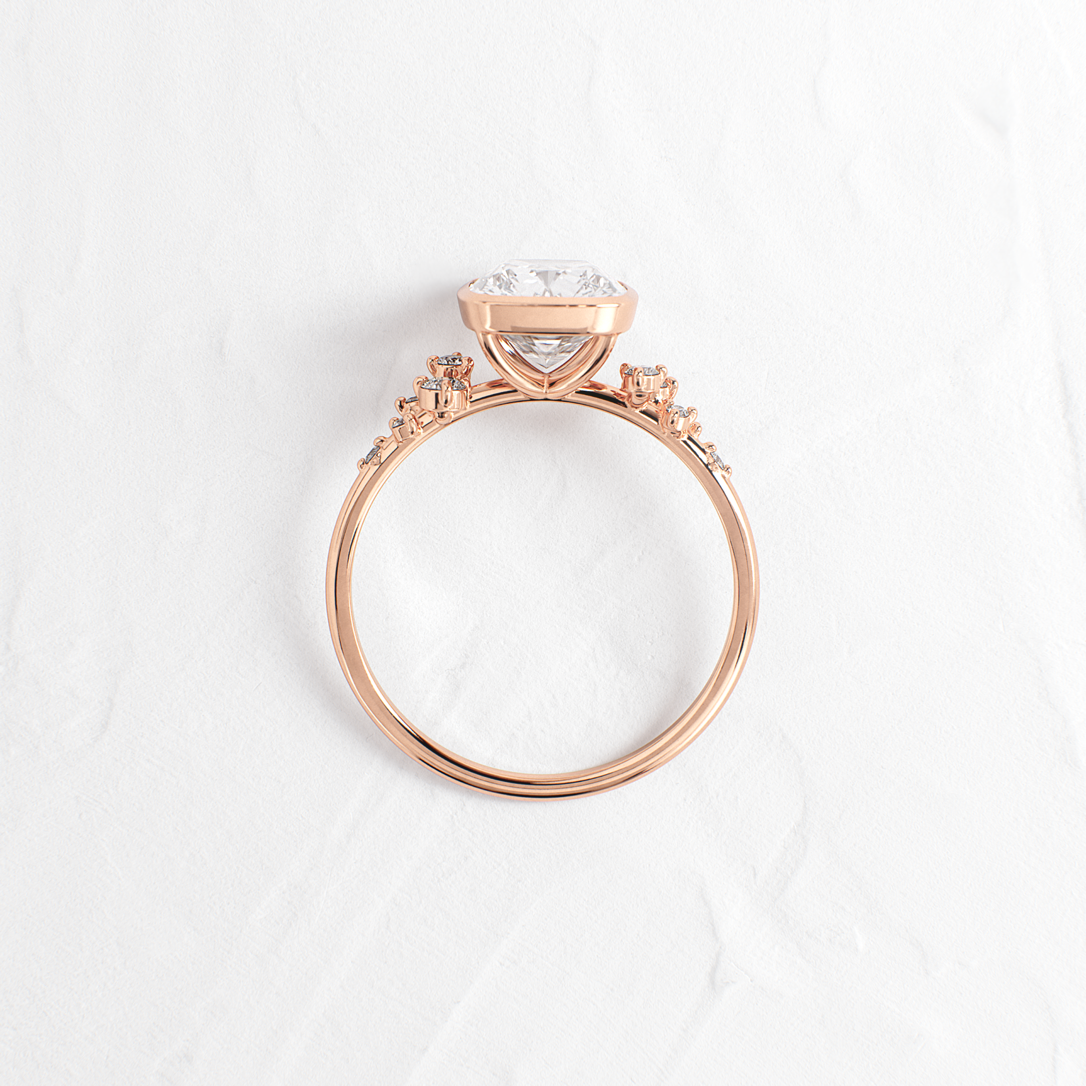 Solitaire-Oval Lab Grown Diamond Engagement Ring