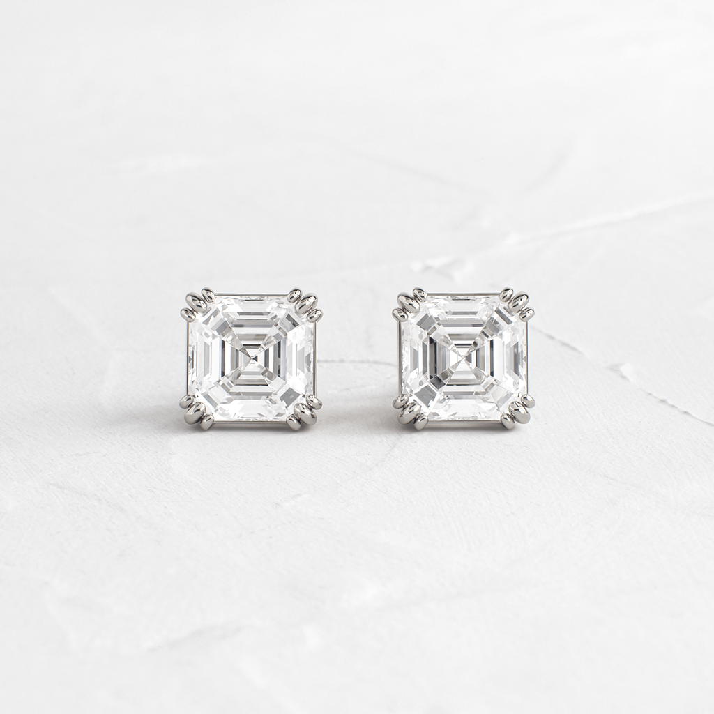 Solitaire- 1.0CT Oval Lab Grown Diamond Earrings