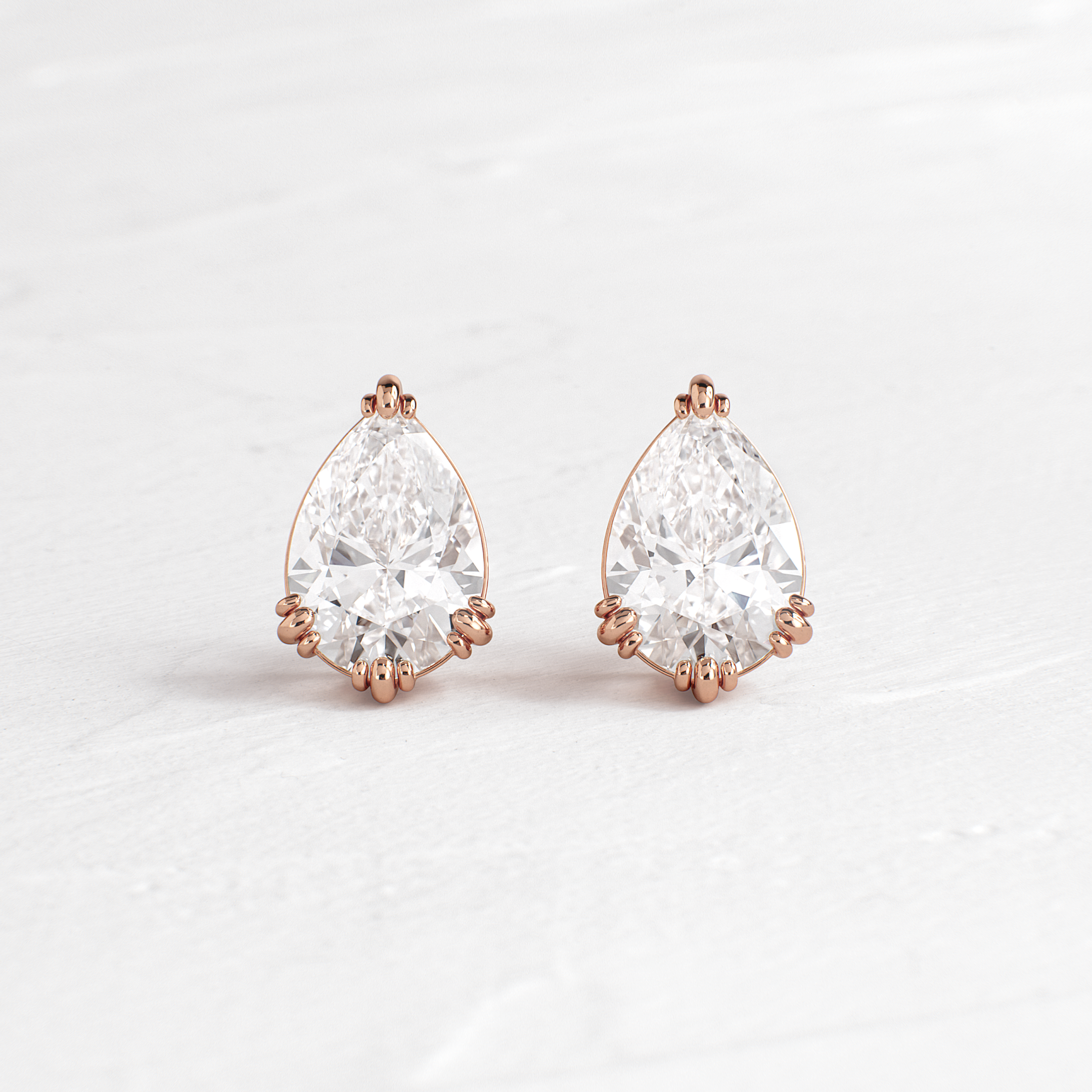 Solitaire- 1.0CT Oval Lab Grown Diamond Earrings