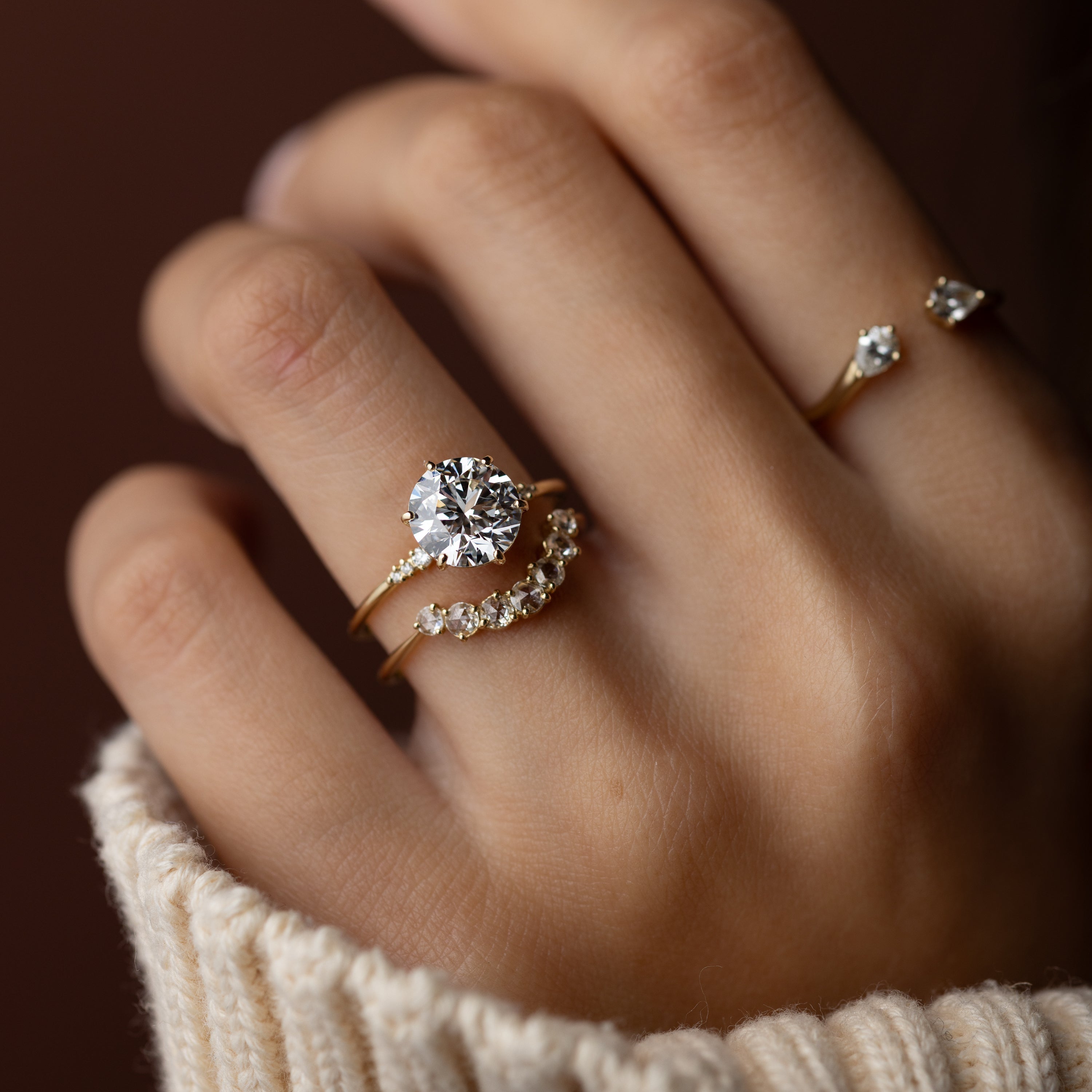 Solitaire-Oval Lab Grown Diamond Engagement Ring