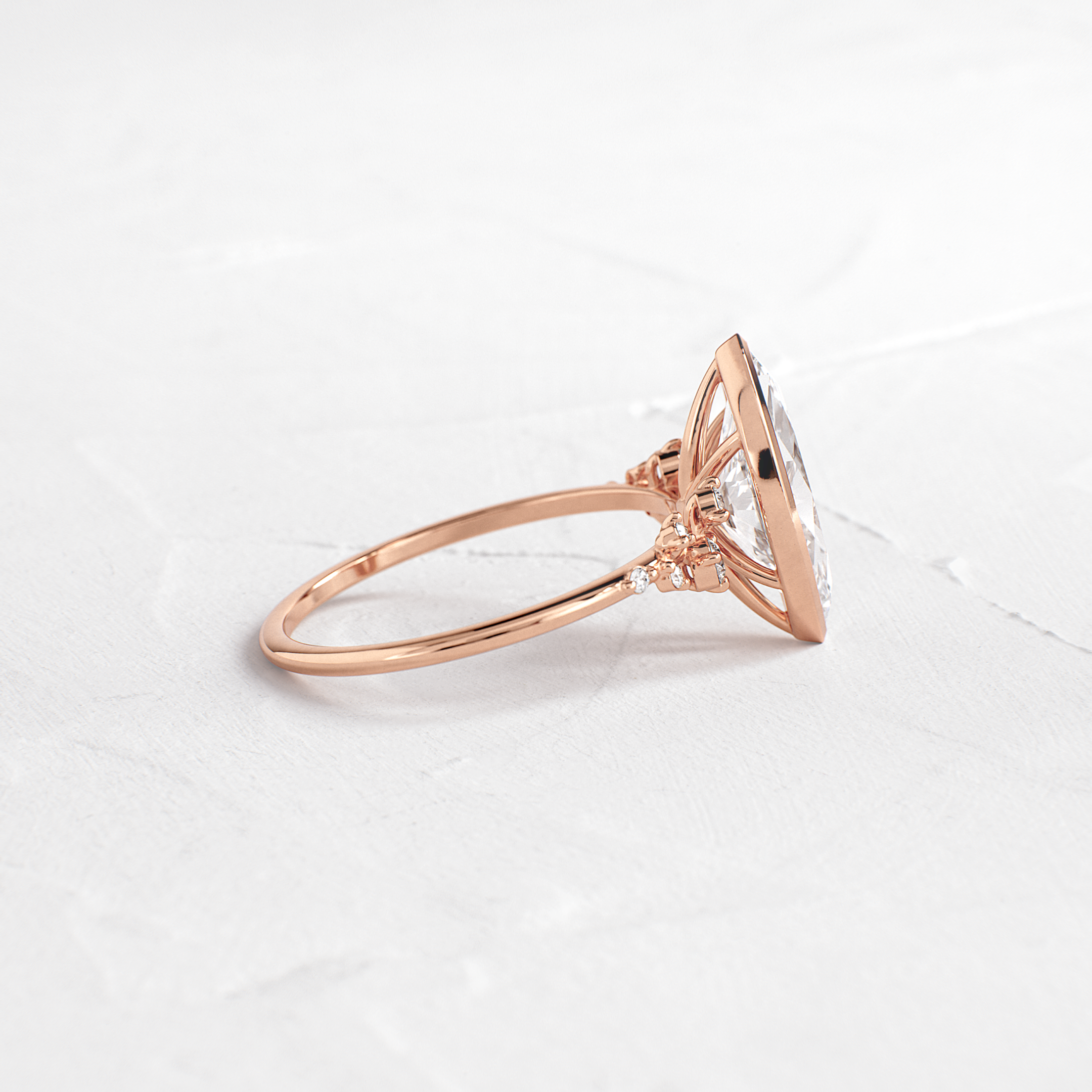 Solitaire-Oval Lab Grown Diamond Engagement Ring