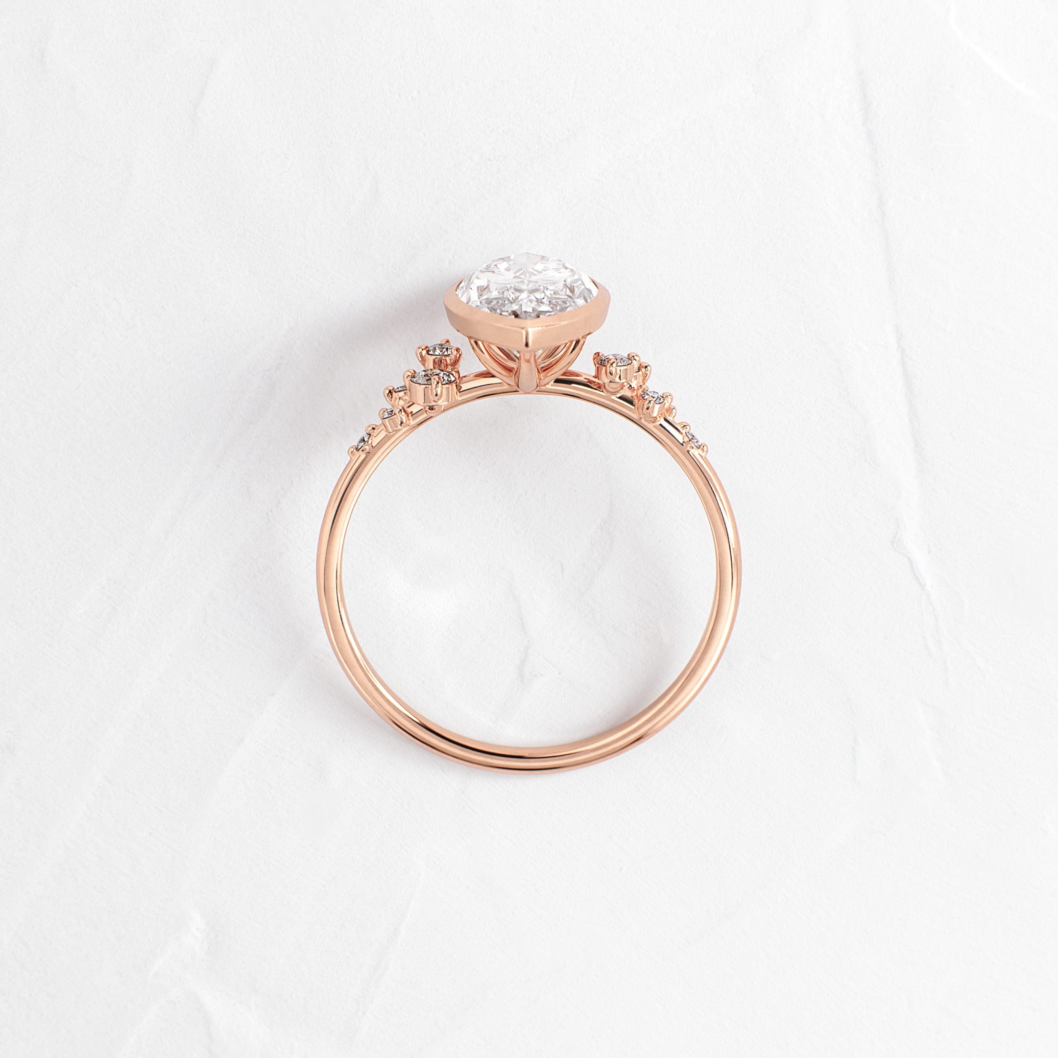 Solitaire-Oval Lab Grown Diamond Engagement Ring