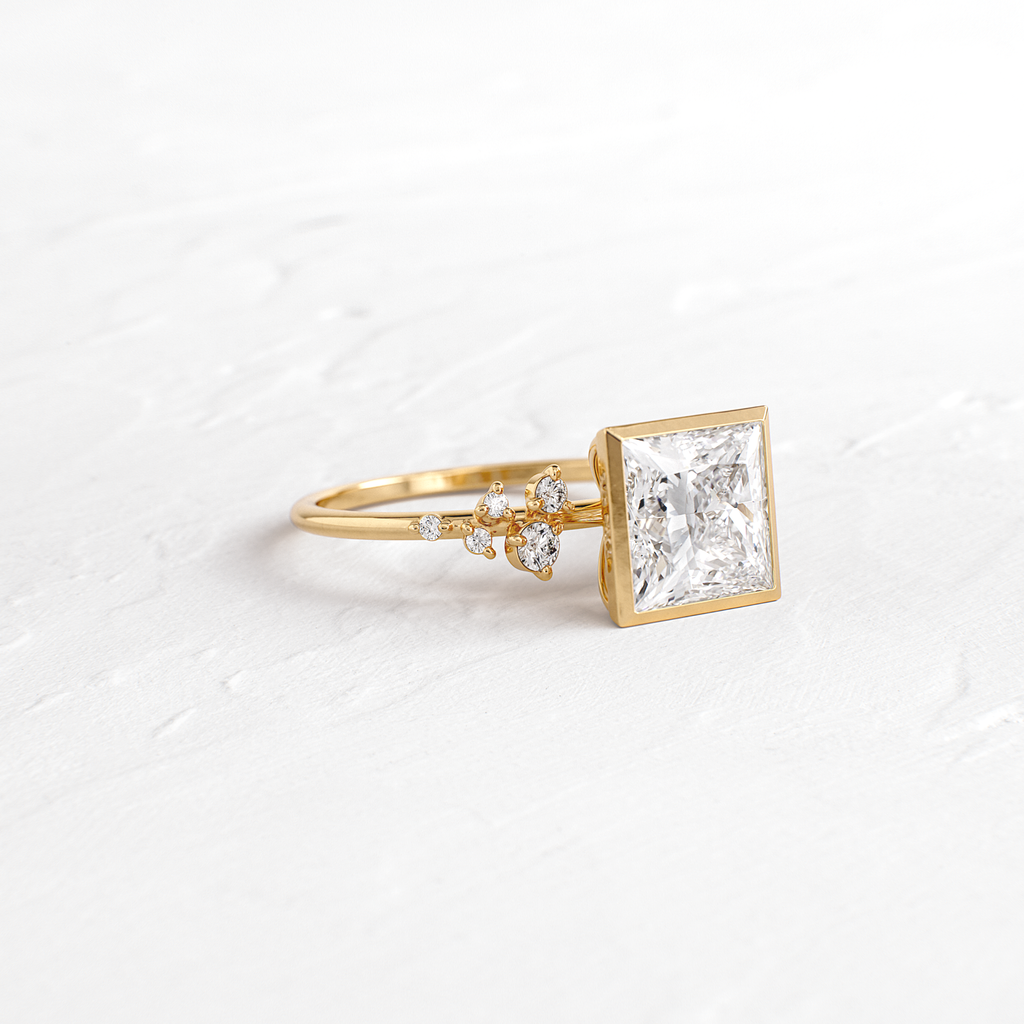 Solitaire-Oval Lab Grown Diamond Engagement Ring