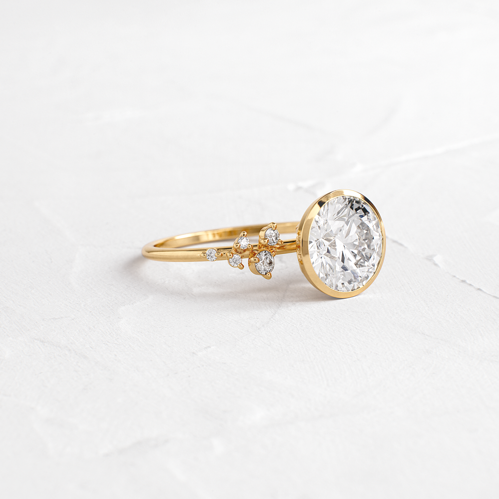 Solitaire-Oval Lab Grown Diamond Engagement Ring