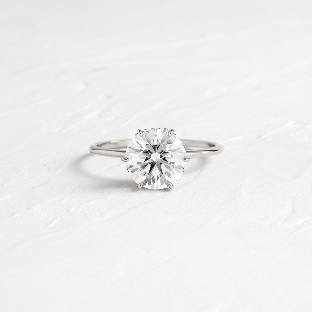 Solitaire-Oval Lab Grown Diamond Engagement Ring