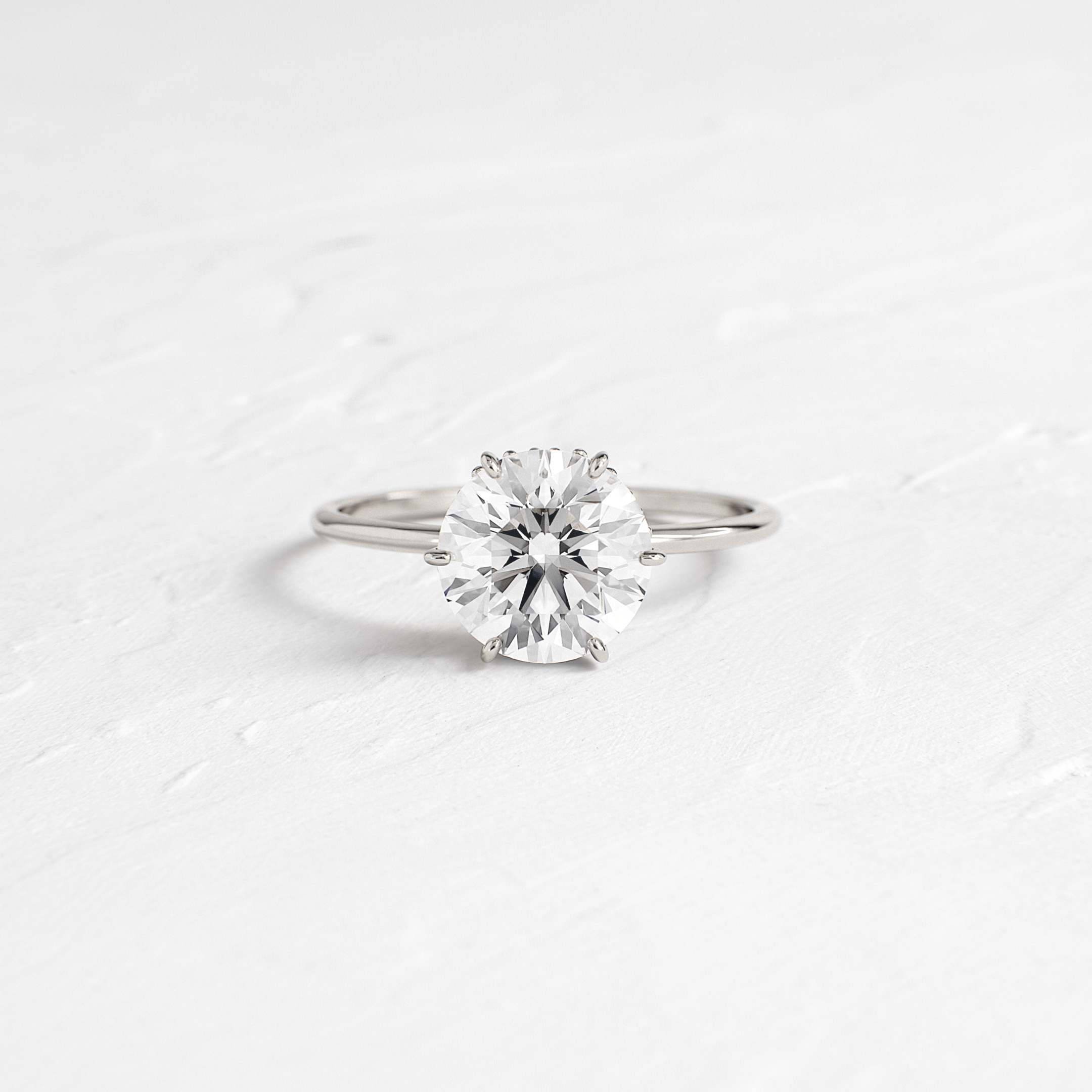 Solitaire-Oval Lab Grown Diamond Engagement Ring