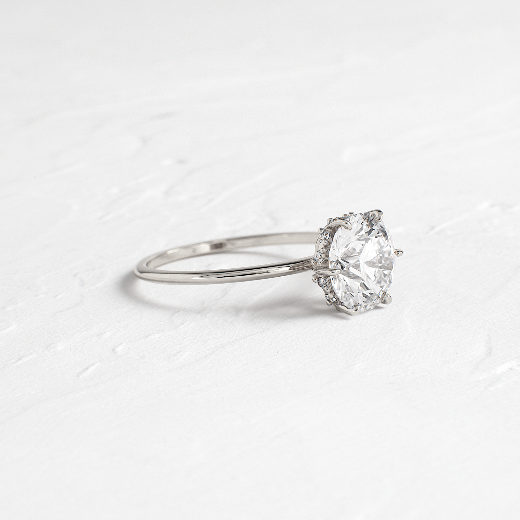 Solitaire-Oval Lab Grown Diamond Engagement Ring