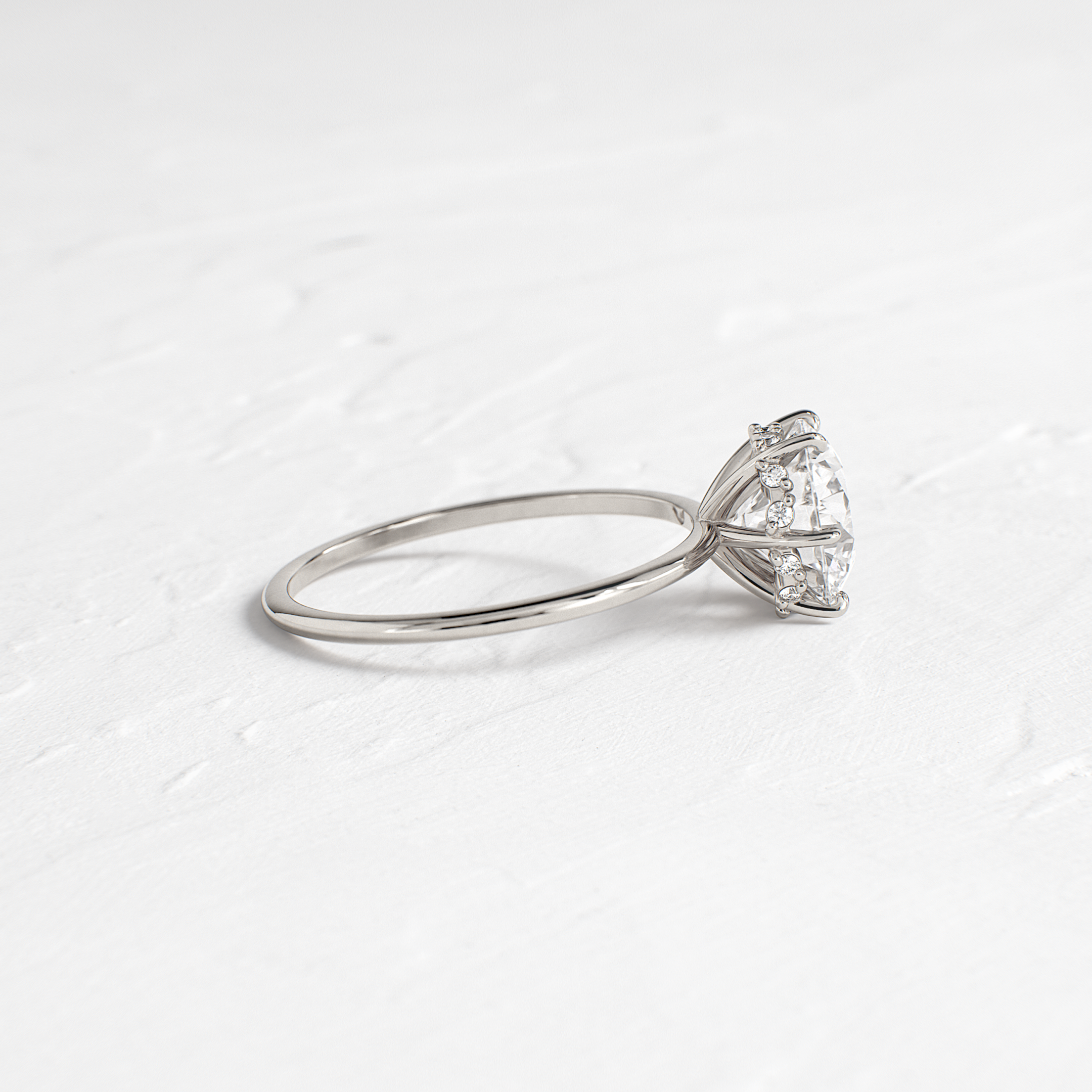 Solitaire-Oval Lab Grown Diamond Engagement Ring