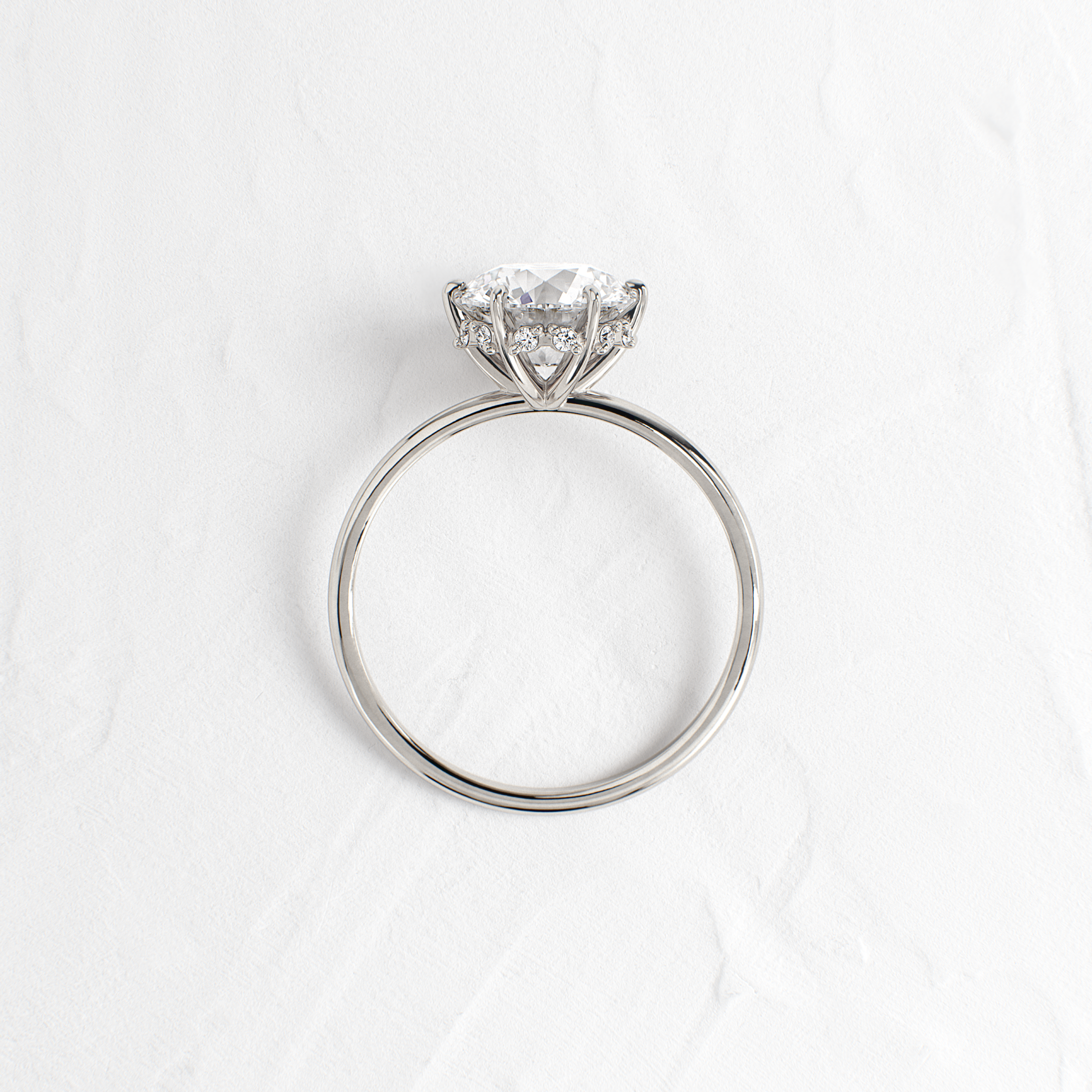 Solitaire-Oval Lab Grown Diamond Engagement Ring
