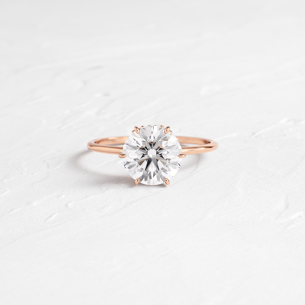 Solitaire-Oval Lab Grown Diamond Engagement Ring