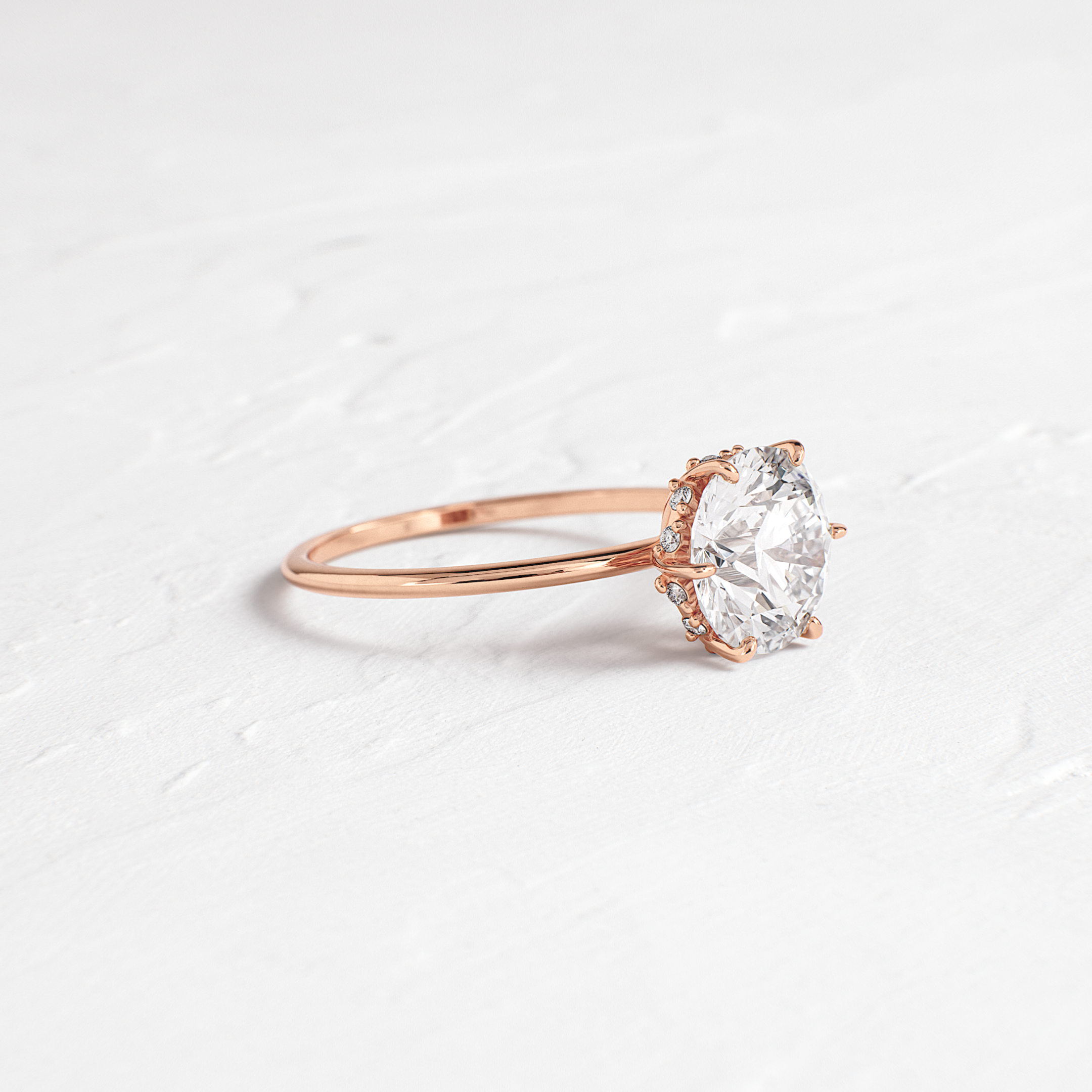 Solitaire-Oval Lab Grown Diamond Engagement Ring