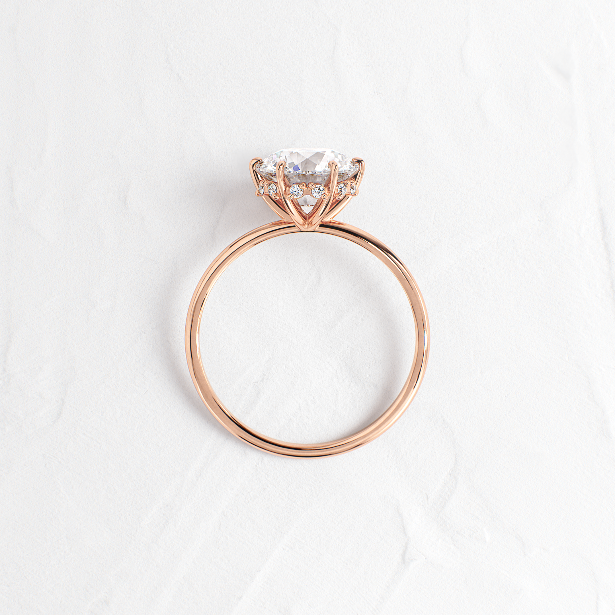 Solitaire-Oval Lab Grown Diamond Engagement Ring