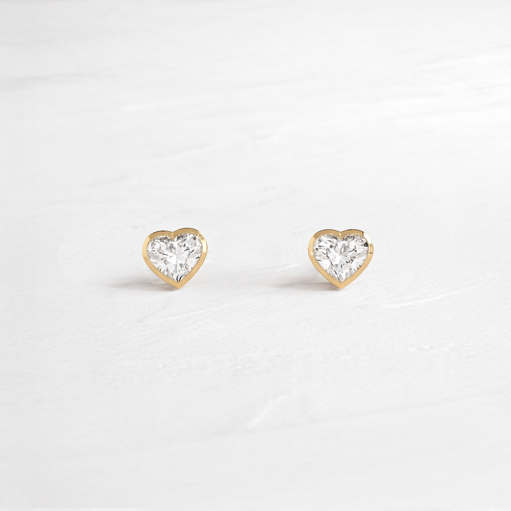 Solitaire- 1.0CT Oval Lab Grown Diamond Earrings
