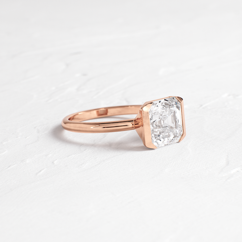 Solitaire-Oval Lab Grown Diamond Engagement Ring
